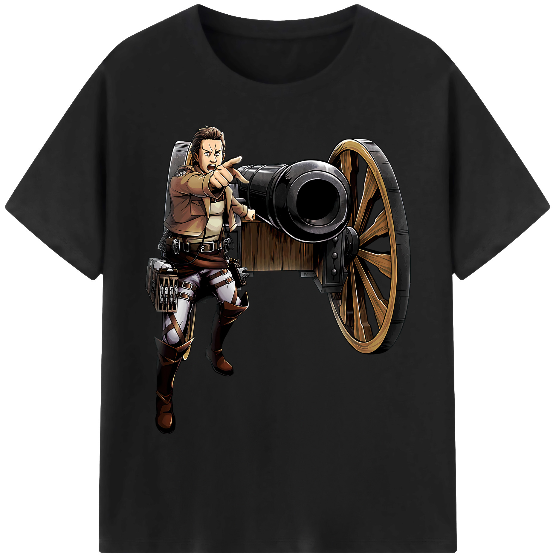 （画像用） 進撃の巨人 Attack on Titan 綿100％ メンズ半袖Tシャツ｜肌触りやわらか＆通気性