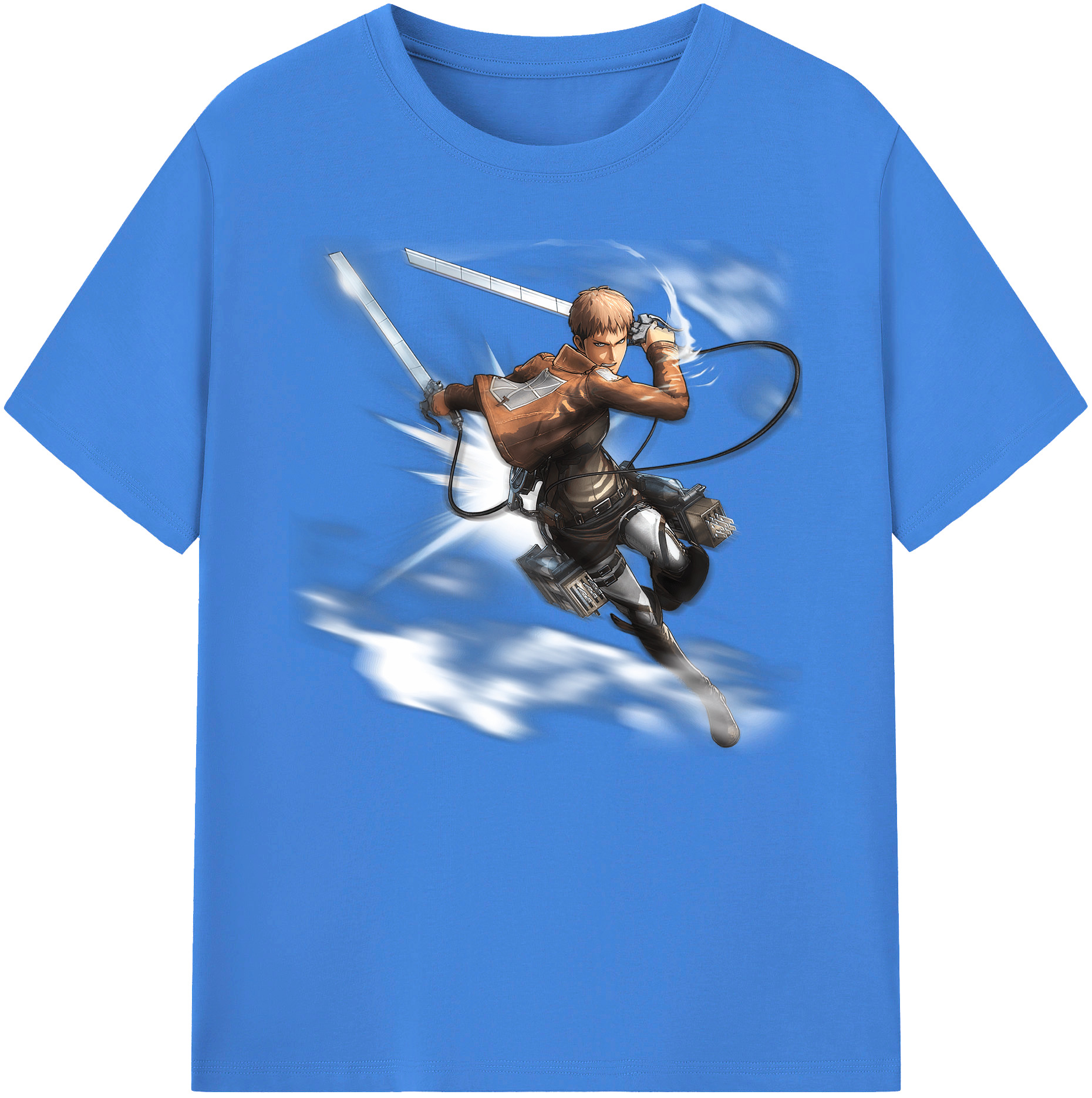 （画像用） 進撃の巨人 ジャン・キルシュタイン Attack on Titan Jean Kirstein 綿100％ メンズ半袖Tシャツ｜肌触りやわらか＆通気性