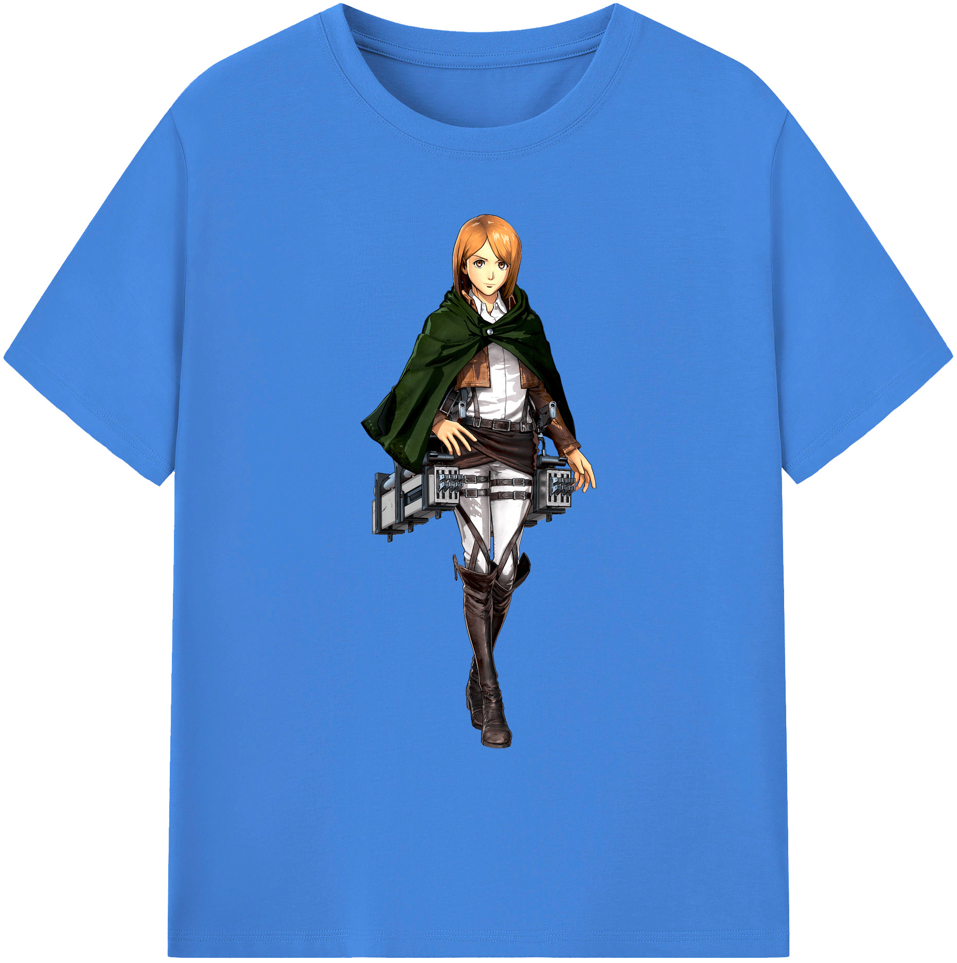 （画像用） 進撃の巨人 ペトラ·ラル Attack on Titan Petra Rall 綿100％ メンズ半袖Tシャツ｜肌触りやわらか＆通気性