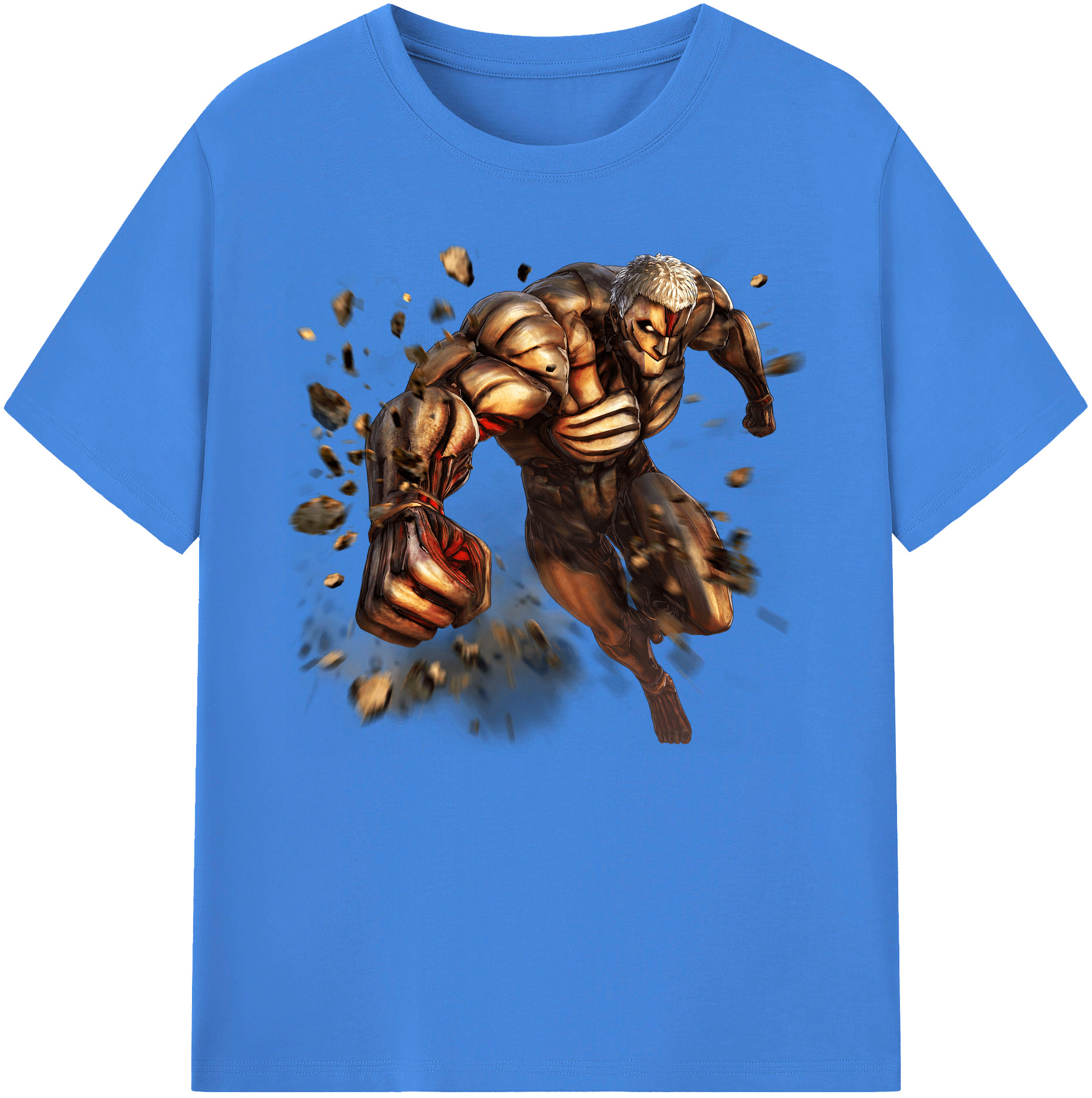 （画像用） 進撃の巨人 Attack on Titan 綿100％ メンズ半袖Tシャツ｜肌触りやわらか＆通気性