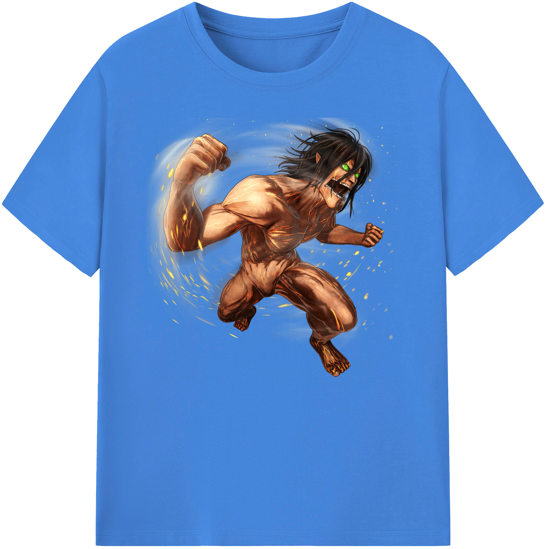 （画像用） 進撃の巨人 Attack on Titan 綿100％ メンズ半袖Tシャツ｜肌触りやわらか＆通気性