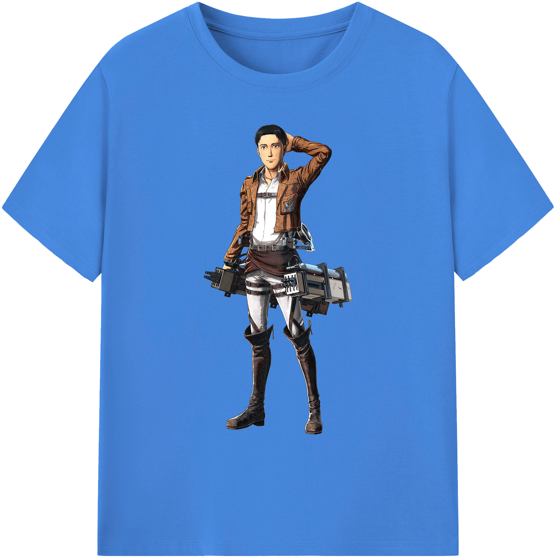（画像用） 進撃の巨人 Attack on Titan 綿100％ メンズ半袖Tシャツ｜肌触りやわらか＆通気性