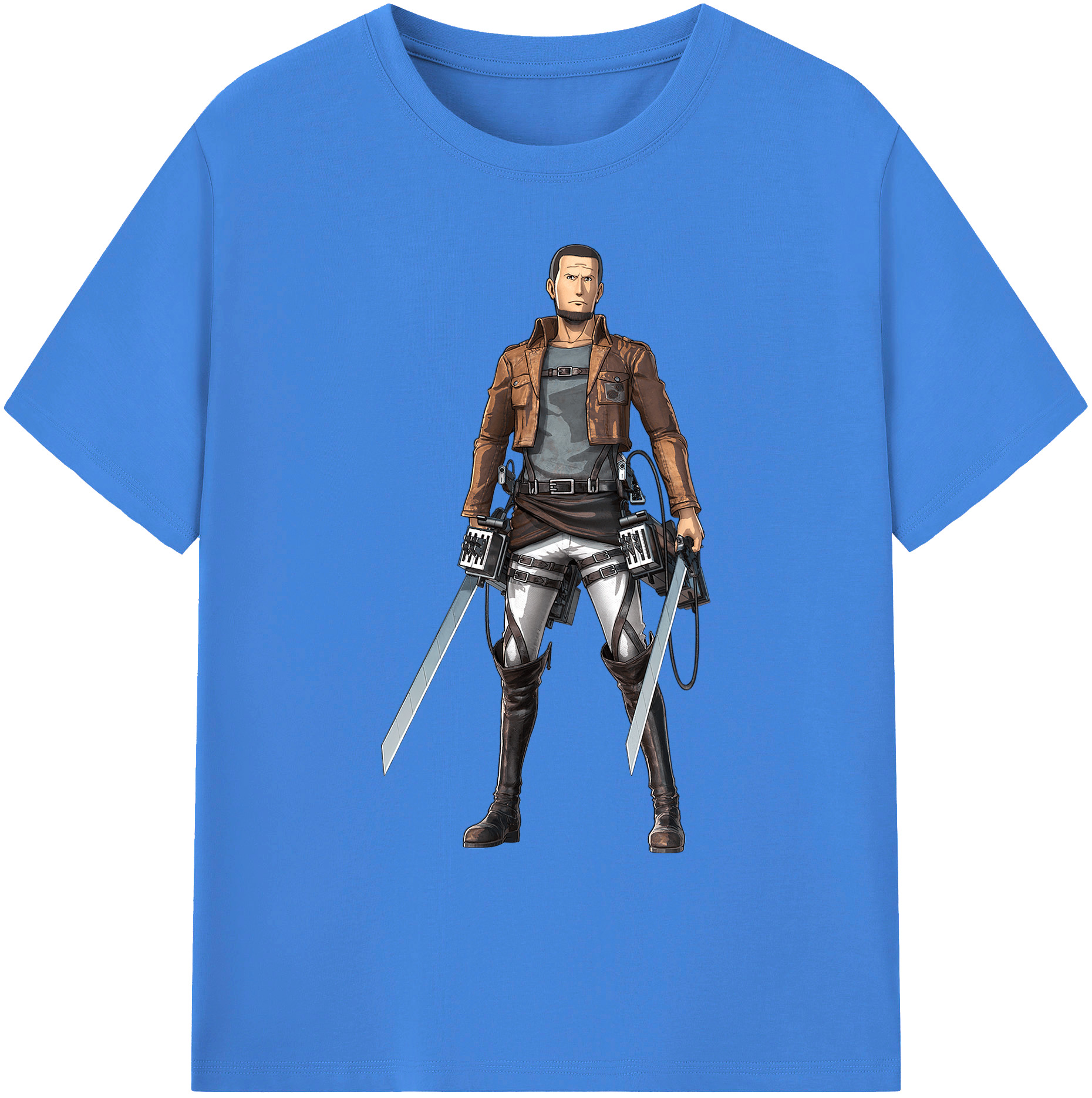（画像用） 進撃の巨人 Attack on Titan 綿100％ メンズ半袖Tシャツ｜肌触りやわらか＆通気性