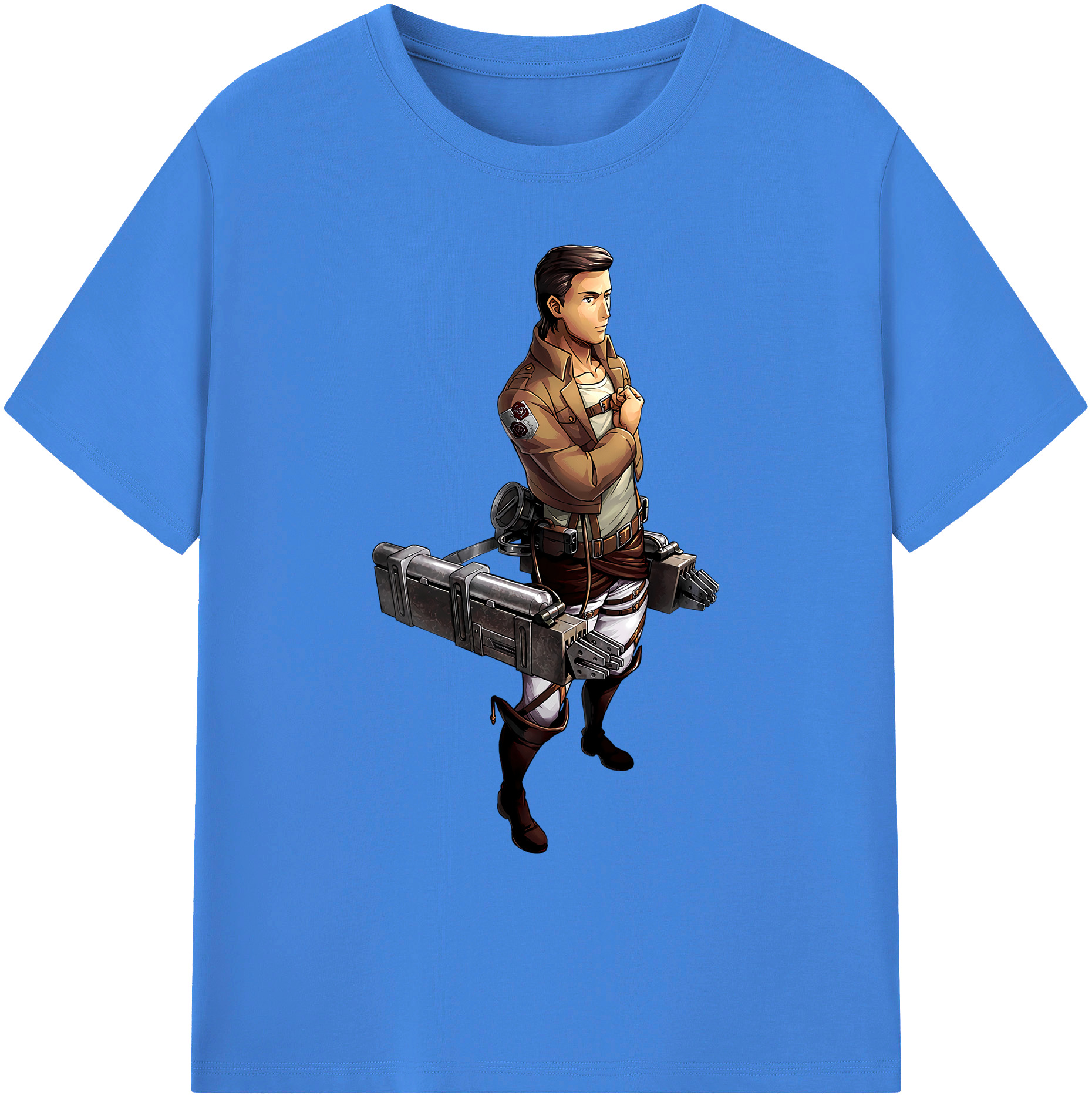 （画像用） 進撃の巨人 Attack on Titan 綿100％ メンズ半袖Tシャツ｜肌触りやわらか＆通気性