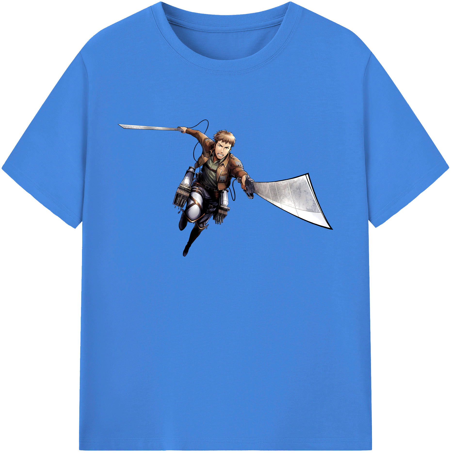 （画像用） 進撃の巨人 Attack on Titan 綿100％ メンズ半袖Tシャツ｜肌触りやわらか＆通気性