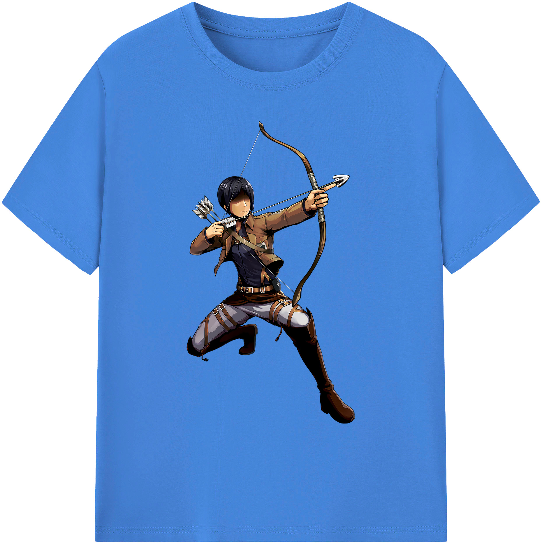 （画像用） 進撃の巨人 Attack on Titan 綿100％ メンズ半袖Tシャツ｜肌触りやわらか＆通気性