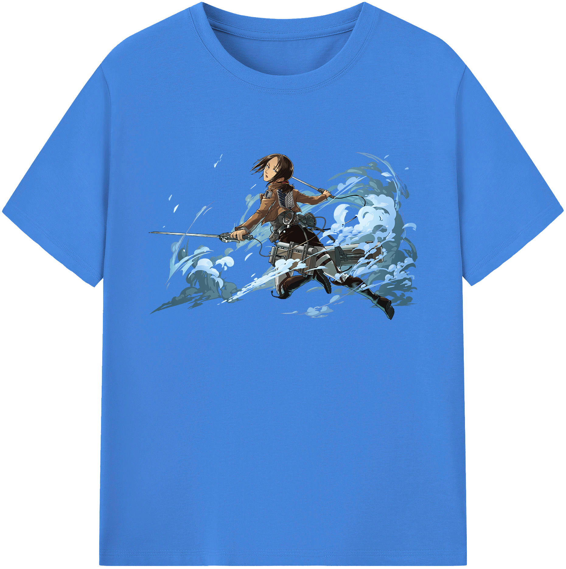 （画像用） 進撃の巨人 Attack on Titan 綿100％ メンズ半袖Tシャツ｜肌触りやわらか＆通気性