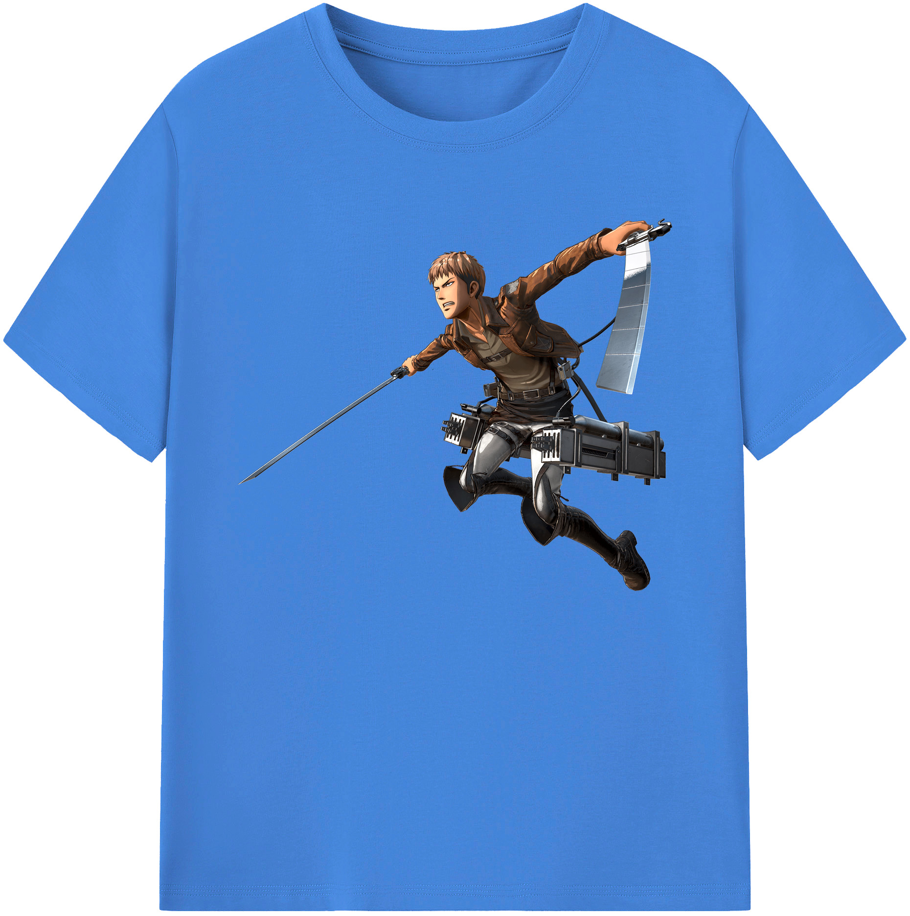 （画像用） 進撃の巨人 ジャン・キルシュタイン Attack on Titan Jean Kirstein 綿100％ メンズ半袖Tシャツ｜肌触りやわらか＆通気性