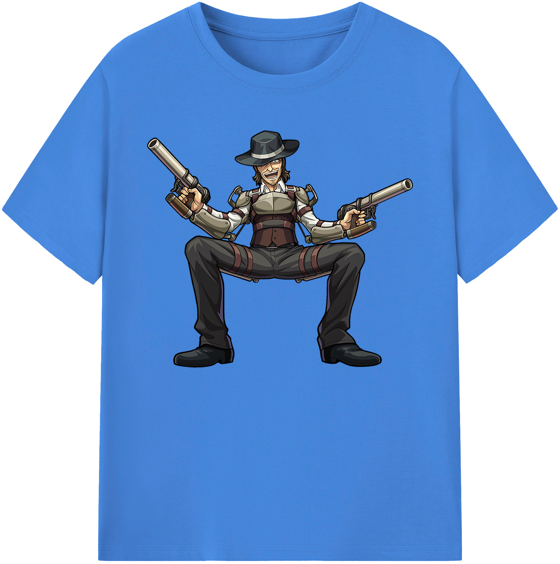 （画像用） 進撃の巨人 ケニー·アッカーマン Attack on Titan Kenny Ackerman 綿100％ メンズ半袖Tシャツ｜肌触りやわらか＆通気性