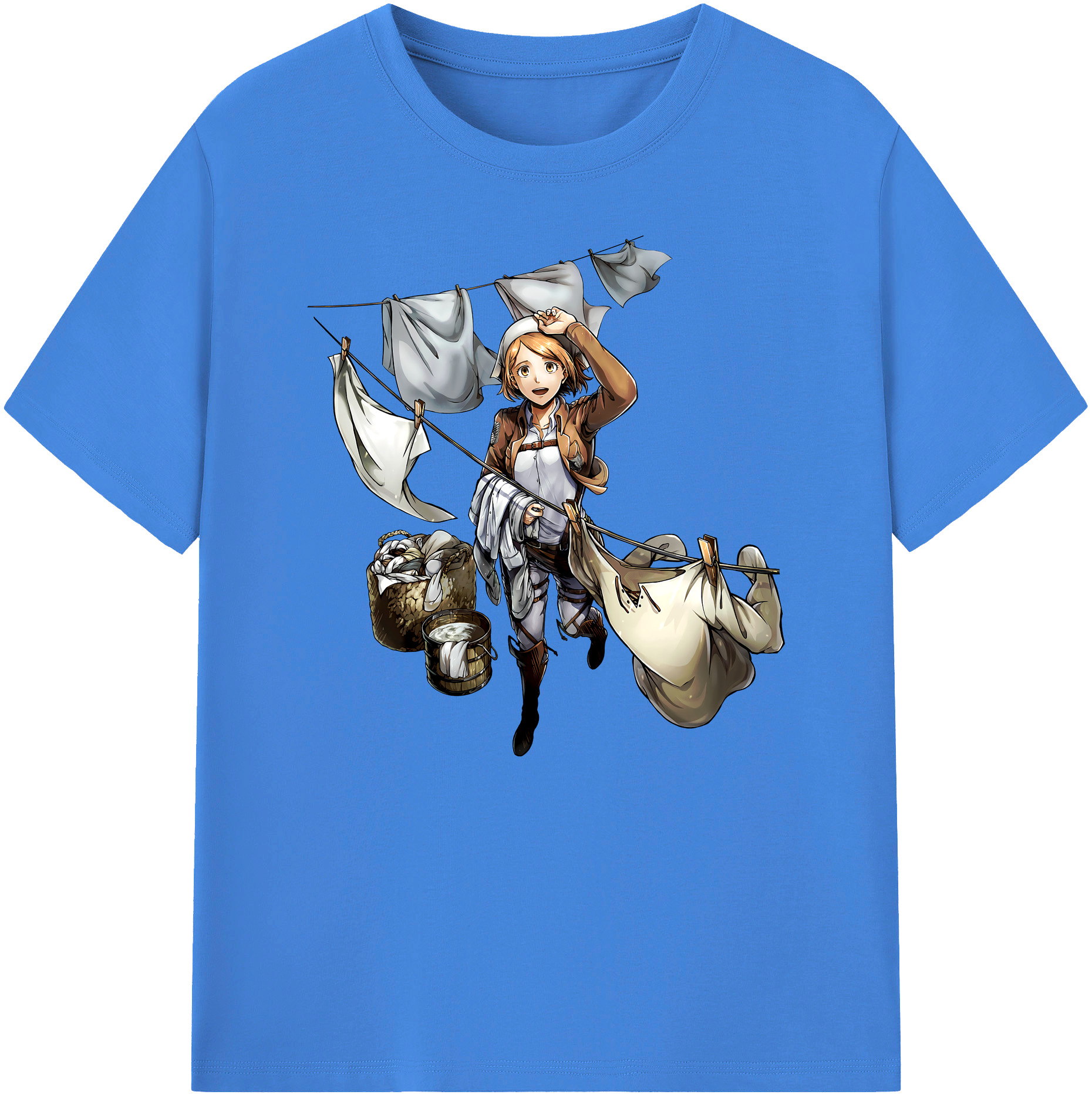 （画像用） 進撃の巨人 ペトラ·ラル Attack on Titan Petra Rall 綿100％ メンズ半袖Tシャツ｜肌触りやわらか＆通気性