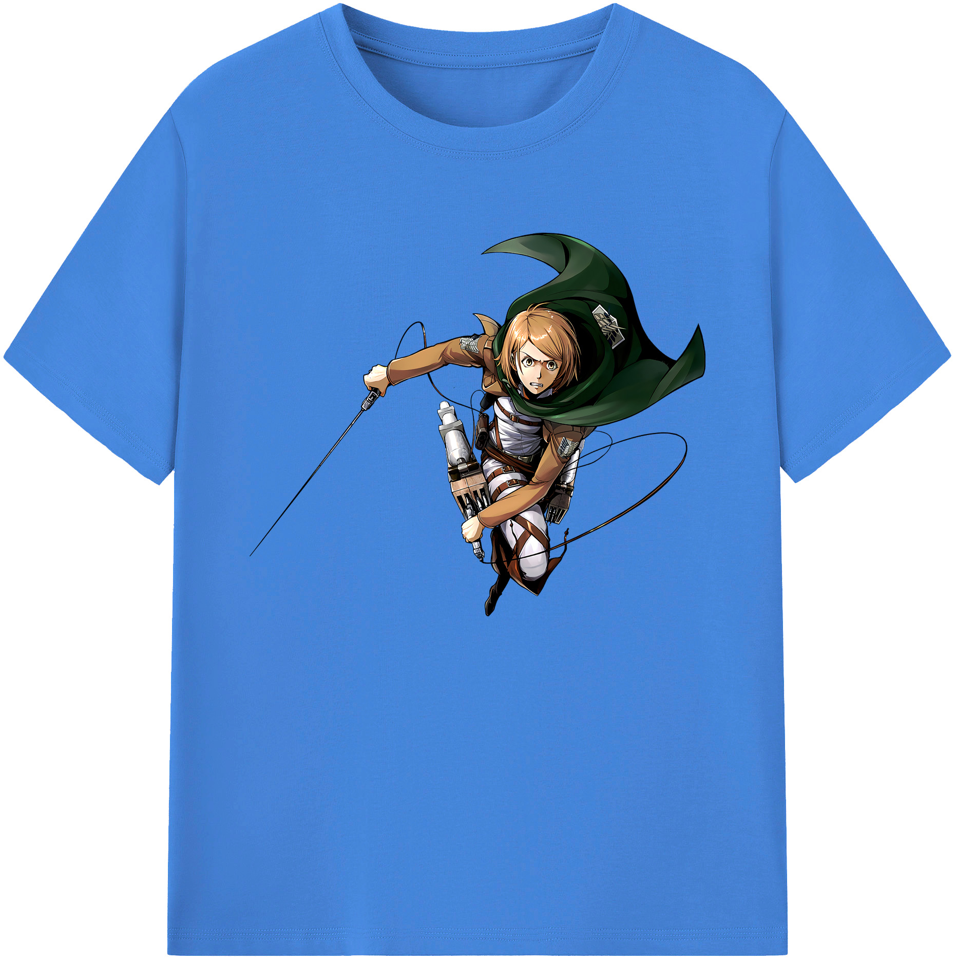 （画像用） 進撃の巨人 ペトラ·ラル Attack on Titan Petra Rall 綿100％ メンズ半袖Tシャツ｜肌触りやわらか＆通気性