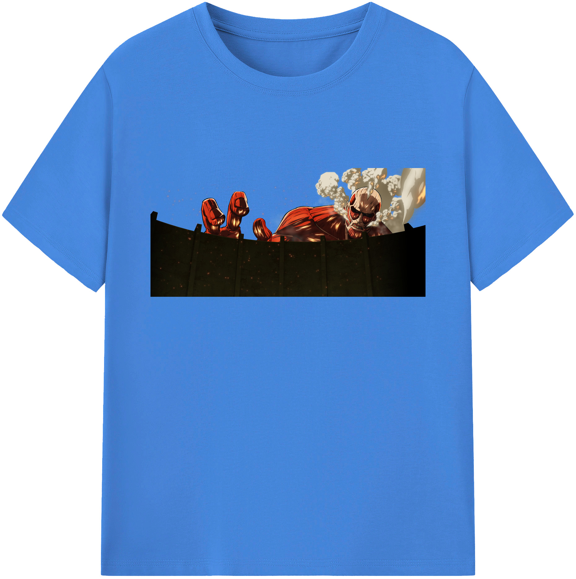 （画像用） 進撃の巨人 Attack on Titan 綿100％ メンズ半袖Tシャツ｜肌触りやわらか＆通気性