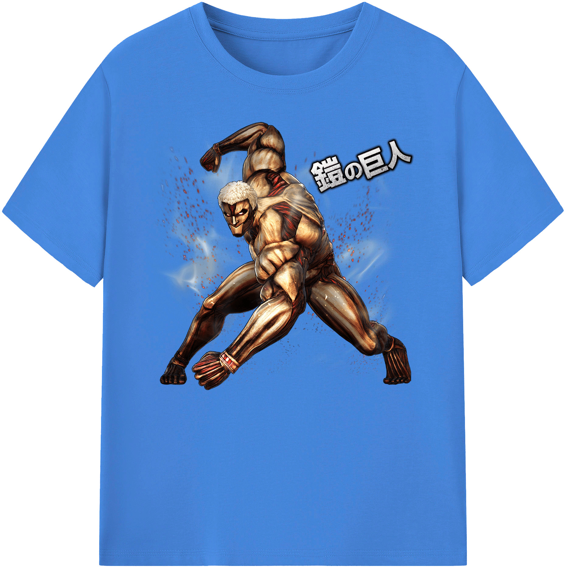 （画像用） 進撃の巨人 Attack on Titan 綿100％ メンズ半袖Tシャツ｜肌触りやわらか＆通気性