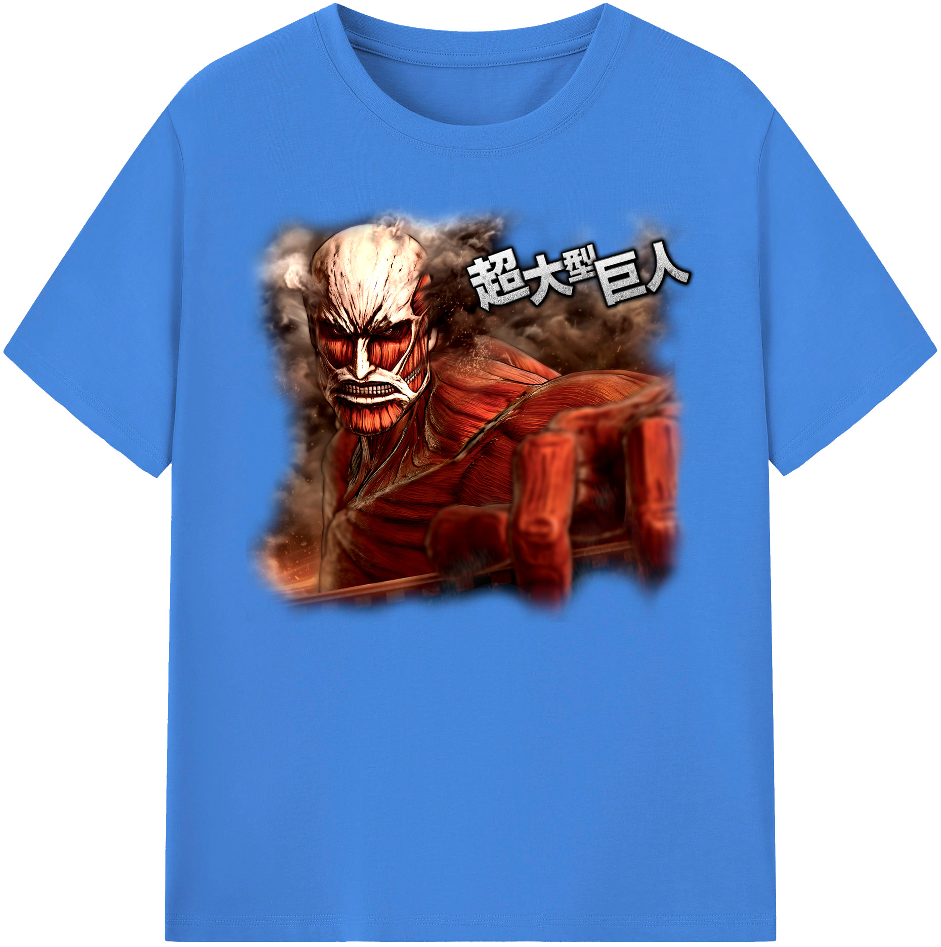 （画像用） 進撃の巨人 Attack on Titan 綿100％ メンズ半袖Tシャツ｜肌触りやわらか＆通気性