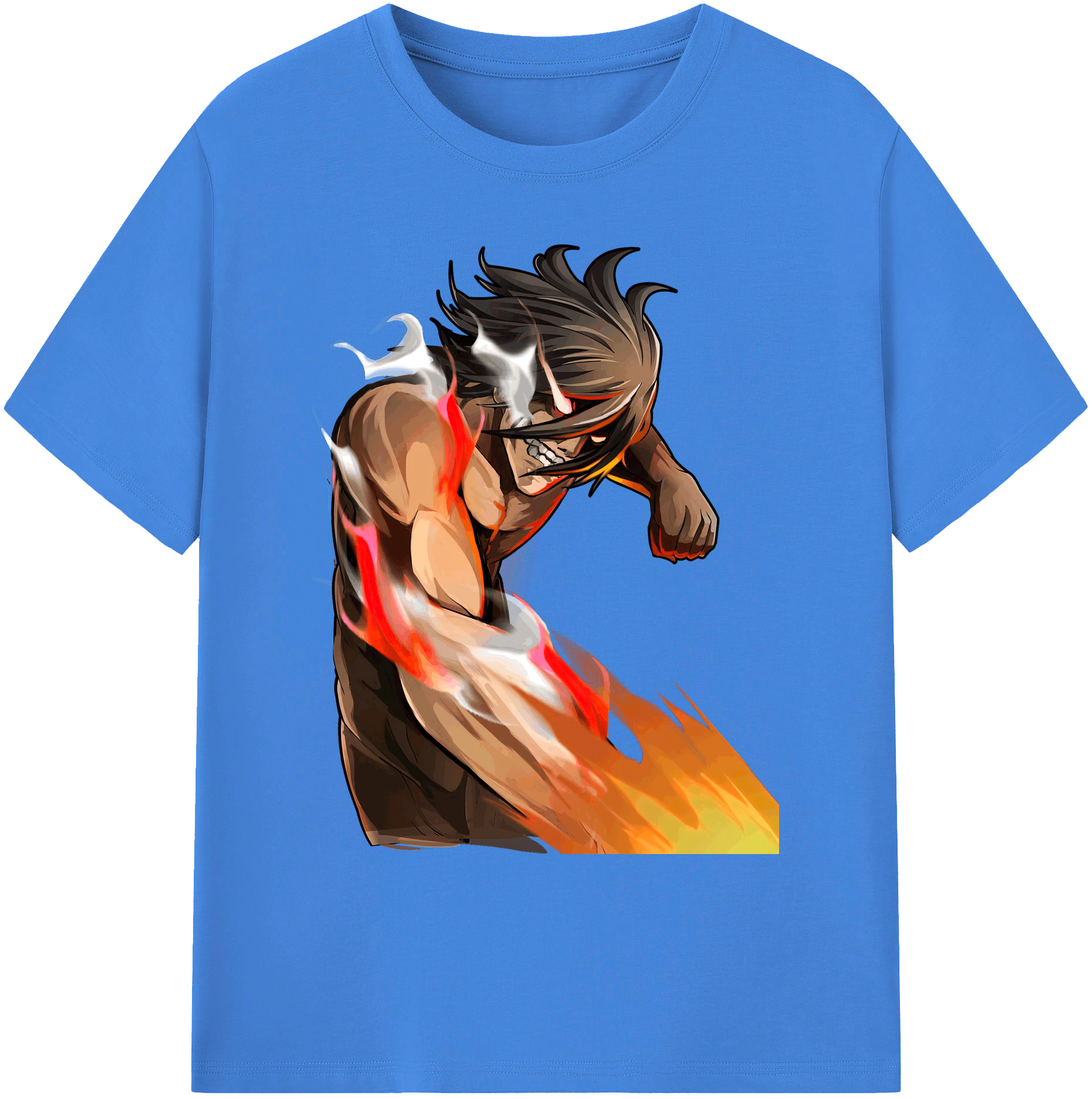 （画像用） 進撃の巨人 Attack on Titan 綿100％ メンズ半袖Tシャツ｜肌触りやわらか＆通気性