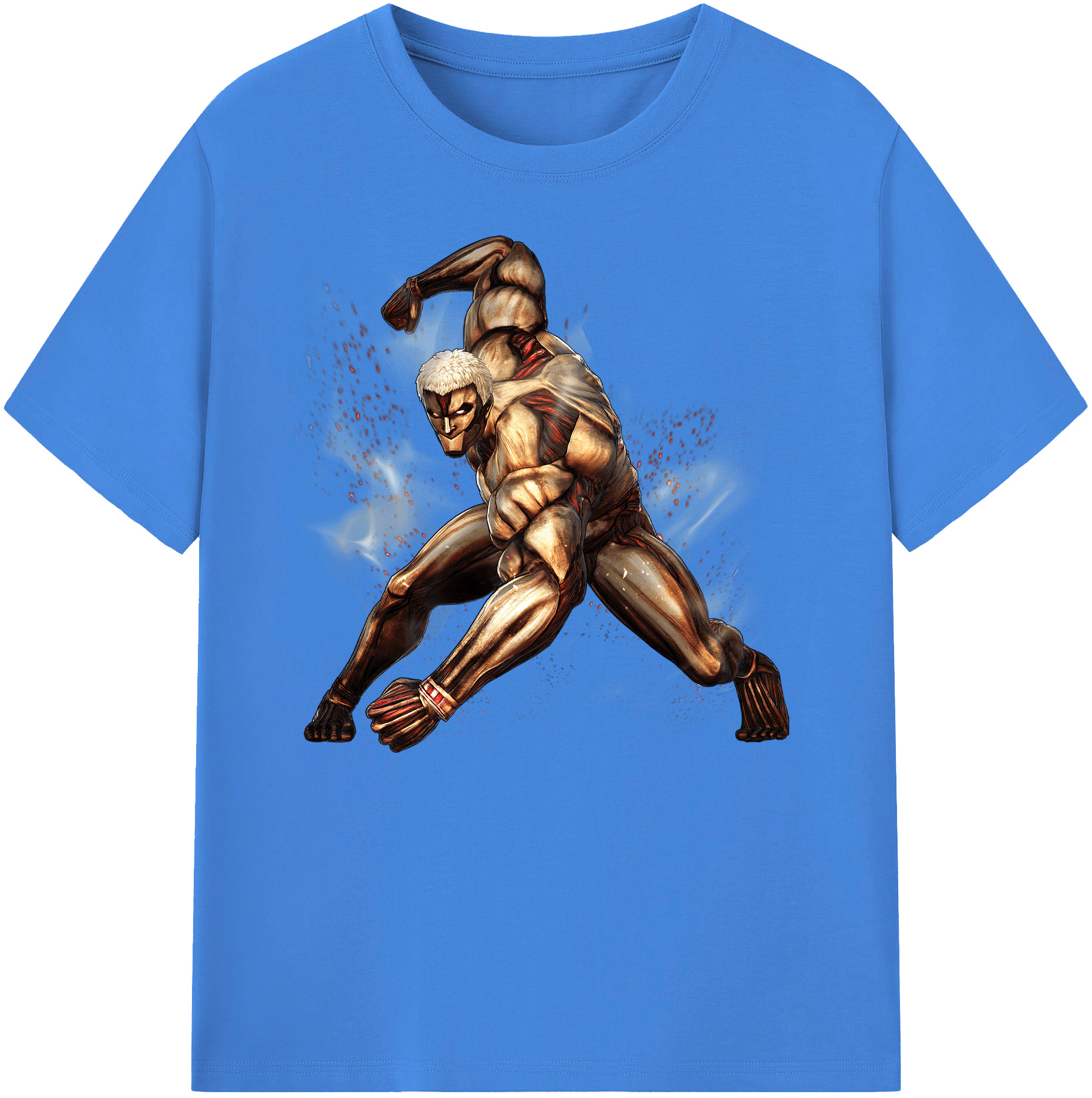 （画像用） 進撃の巨人 Attack on Titan 綿100％ メンズ半袖Tシャツ｜肌触りやわらか＆通気性