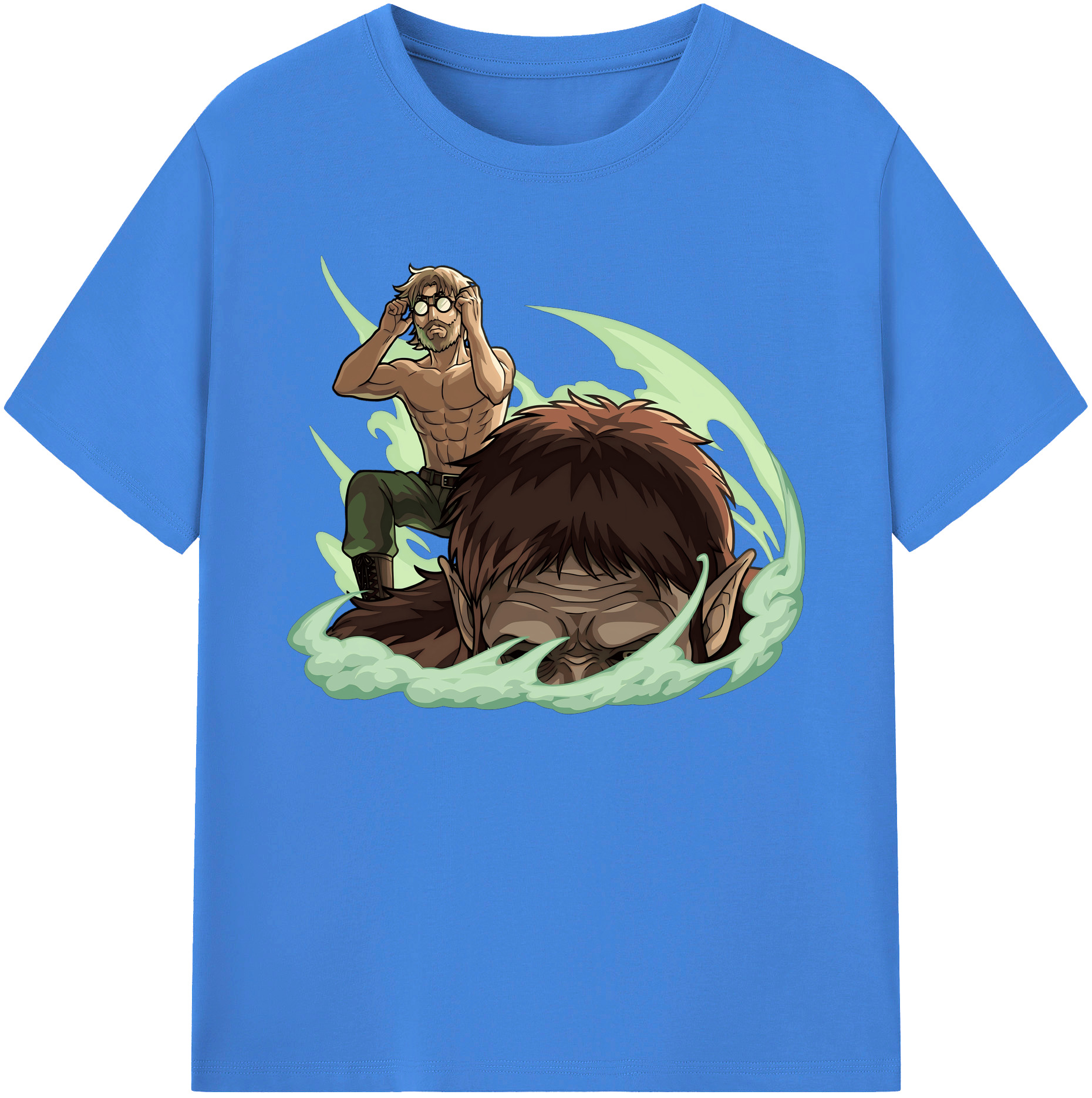 （画像用） 進撃の巨人 Attack on Titan 綿100％ メンズ半袖Tシャツ｜肌触りやわらか＆通気性