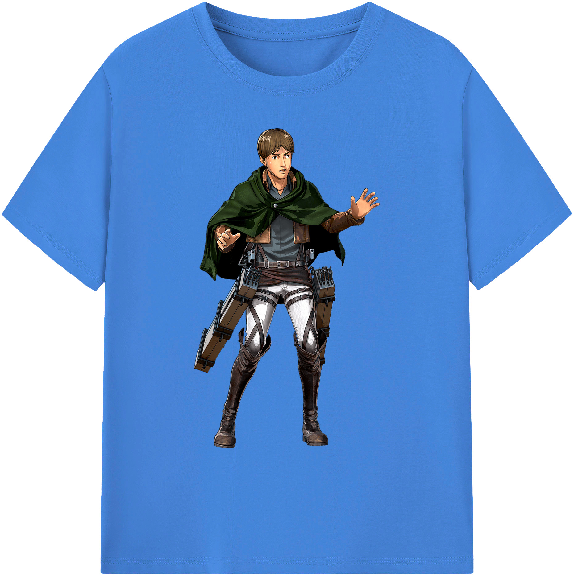 （画像用） 進撃の巨人 Attack on Titan 綿100％ メンズ半袖Tシャツ｜肌触りやわらか＆通気性
