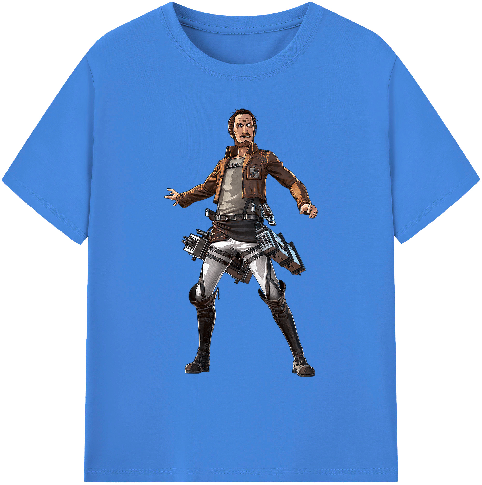 （画像用） 進撃の巨人 Attack on Titan 綿100％ メンズ半袖Tシャツ｜肌触りやわらか＆通気性