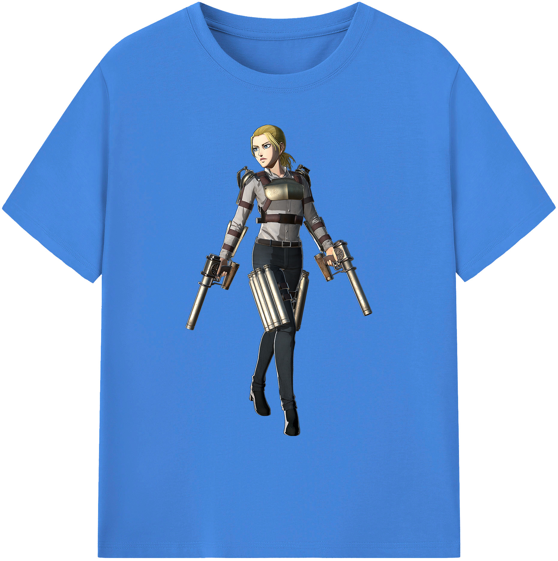（画像用） 進撃の巨人 Attack on Titan 綿100％ メンズ半袖Tシャツ｜肌触りやわらか＆通気性