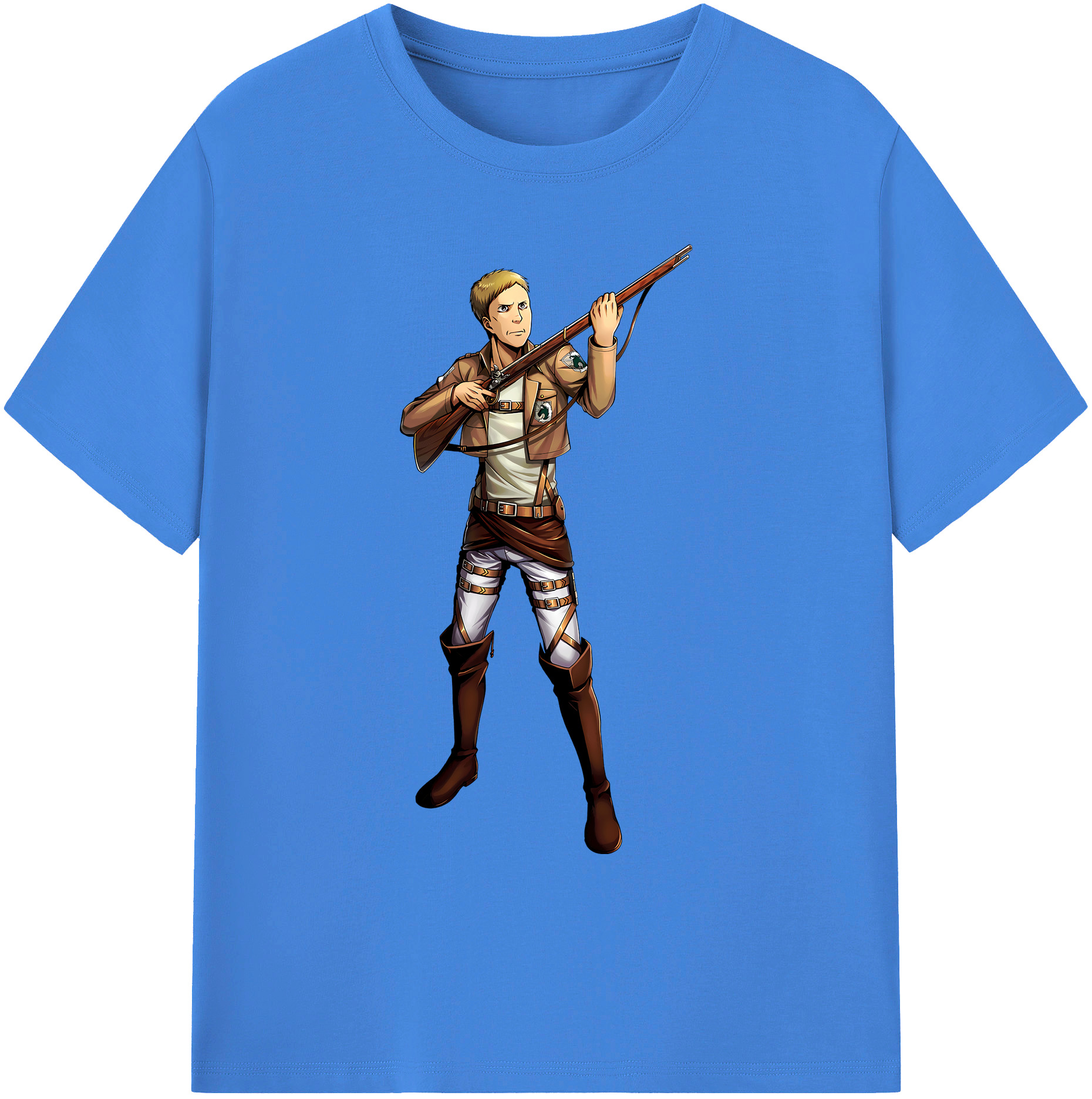 （画像用） 進撃の巨人 Attack on Titan 綿100％ メンズ半袖Tシャツ｜肌触りやわらか＆通気性