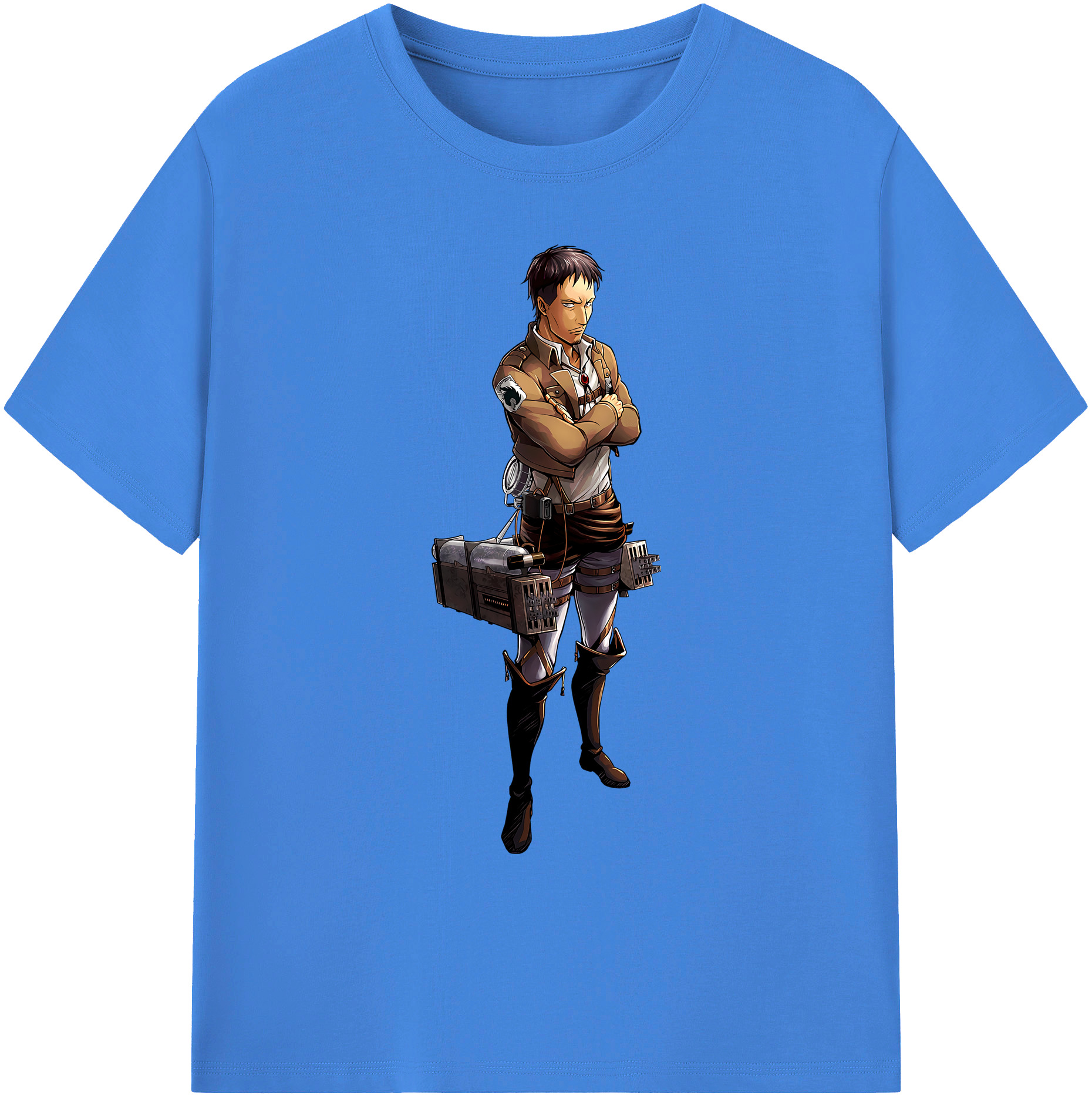 （画像用） 進撃の巨人 Attack on Titan 綿100％ メンズ半袖Tシャツ｜肌触りやわらか＆通気性