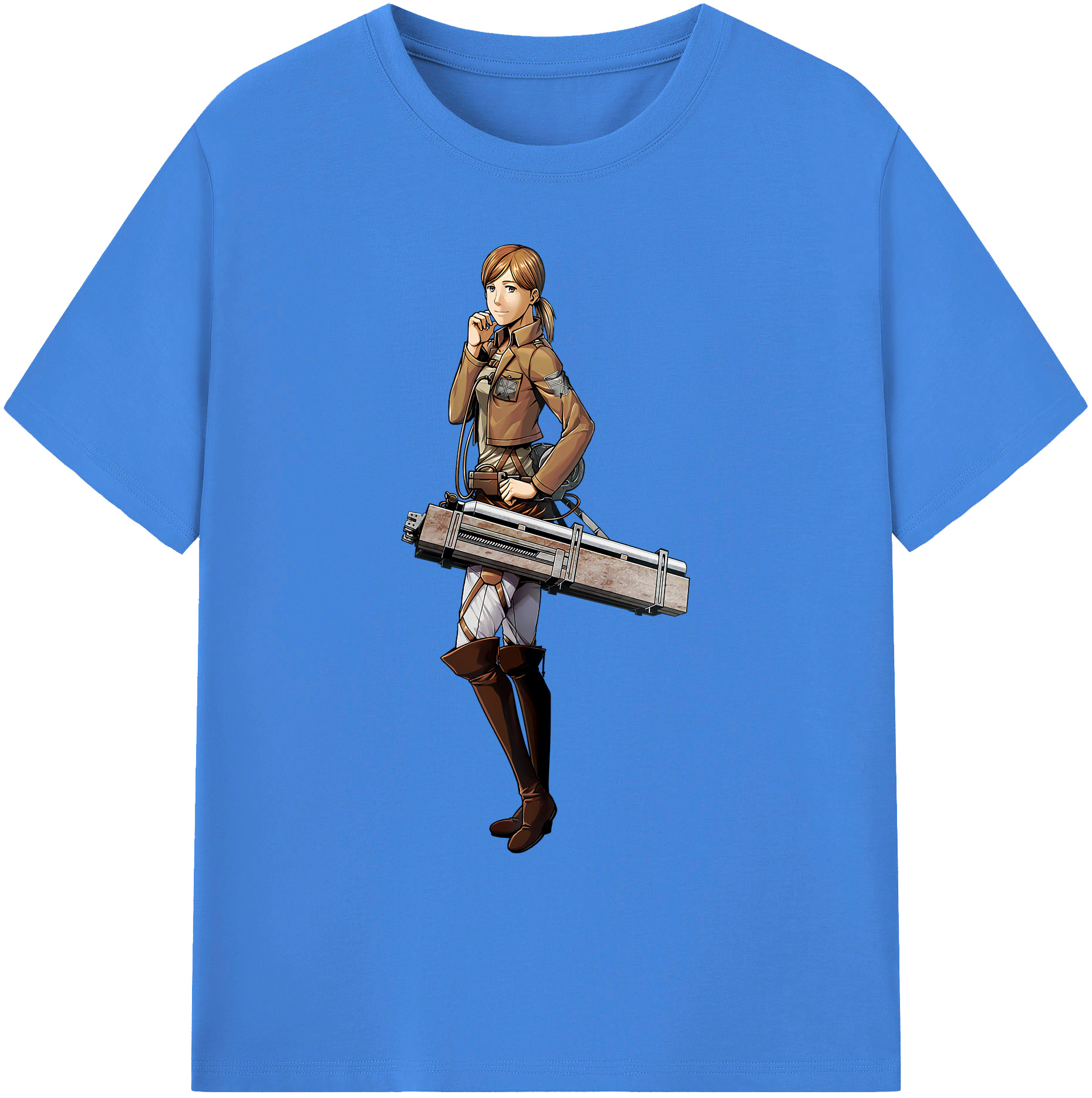 （画像用） 進撃の巨人 Attack on Titan 綿100％ メンズ半袖Tシャツ｜肌触りやわらか＆通気性