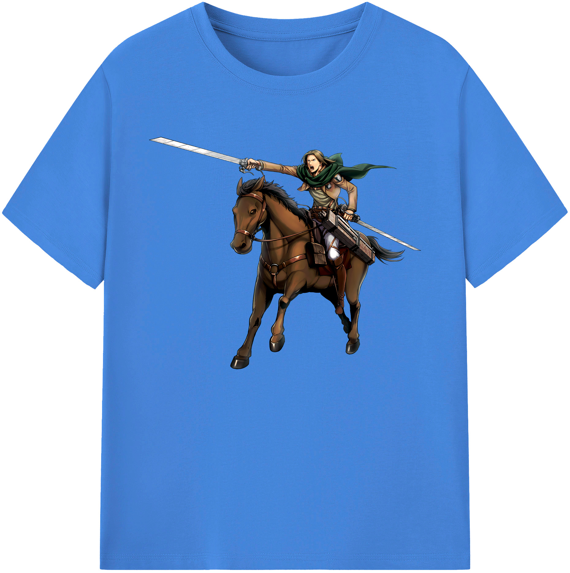 （画像用） 進撃の巨人 Attack on Titan 綿100％ メンズ半袖Tシャツ｜肌触りやわらか＆通気性