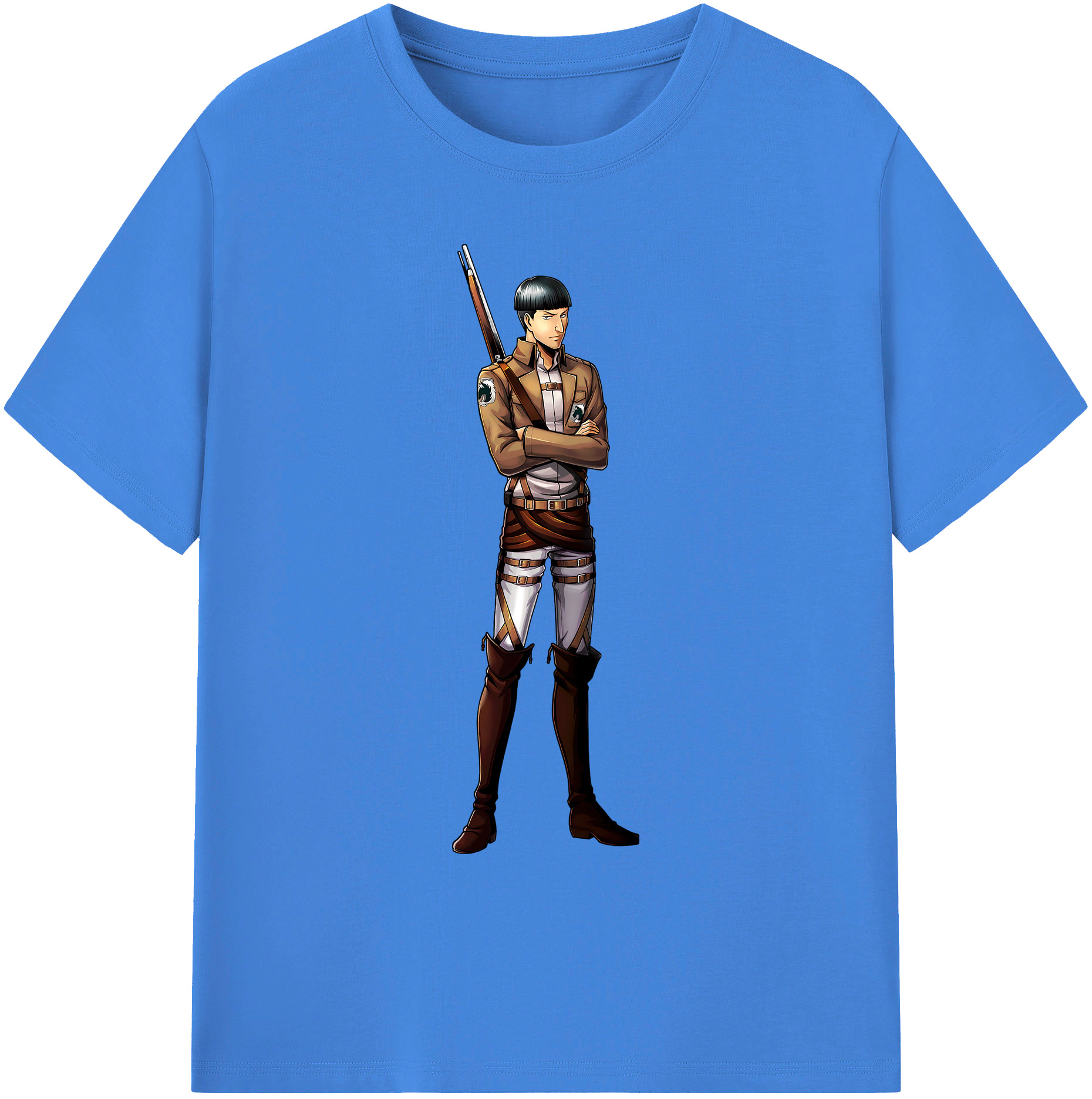 （画像用） 進撃の巨人 Attack on Titan 綿100％ メンズ半袖Tシャツ｜肌触りやわらか＆通気性
