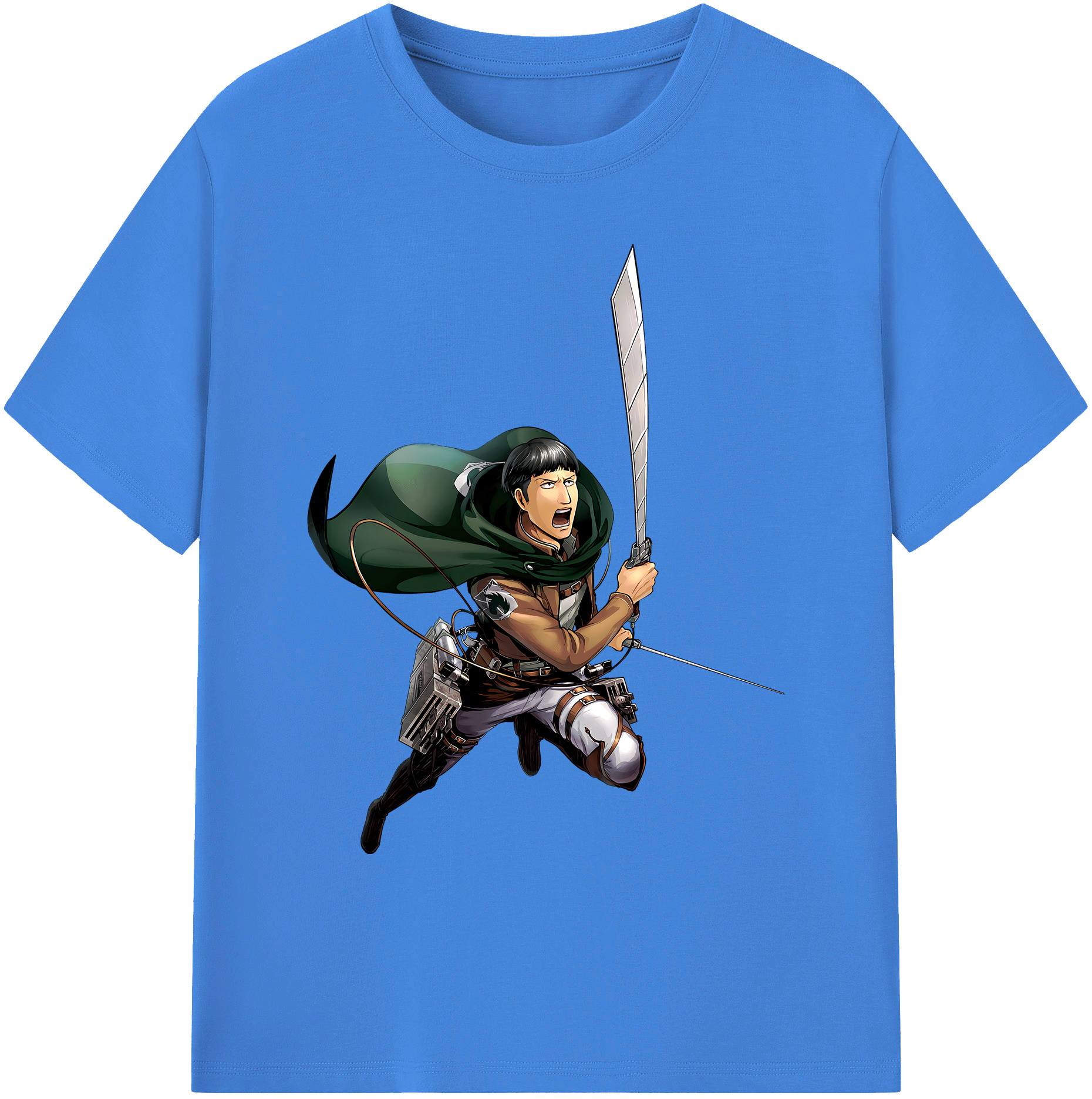 （画像用） 進撃の巨人 Attack on Titan 綿100％ メンズ半袖Tシャツ｜肌触りやわらか＆通気性