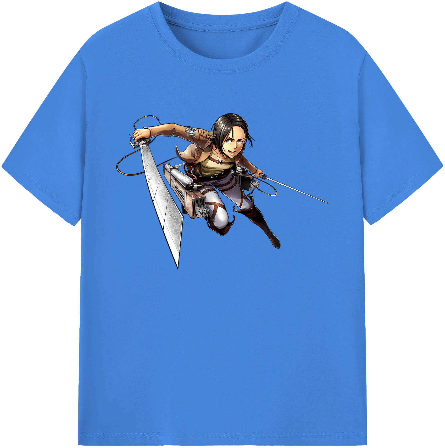 （画像用） 進撃の巨人 Attack on Titan 綿100％ メンズ半袖Tシャツ｜肌触りやわらか＆通気性