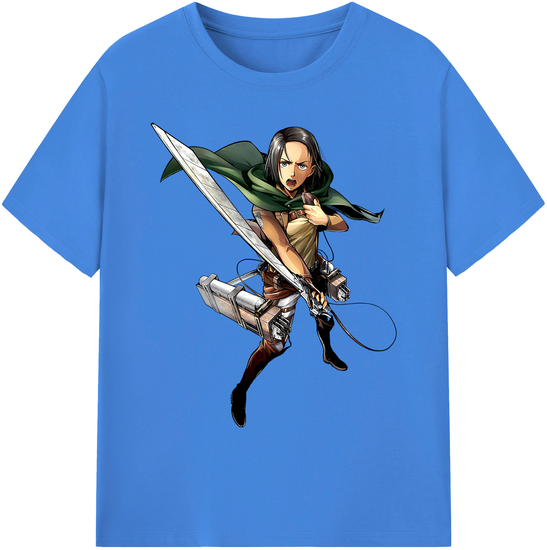 （画像用） 進撃の巨人 Attack on Titan 綿100％ メンズ半袖Tシャツ｜肌触りやわらか＆通気性