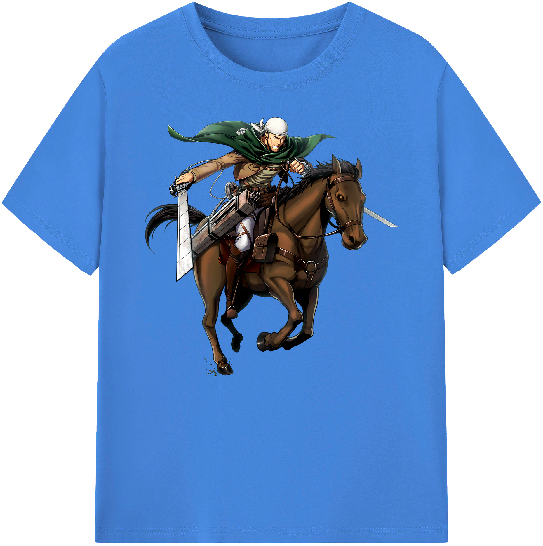 （画像用） 進撃の巨人 Attack on Titan 綿100％ メンズ半袖Tシャツ｜肌触りやわらか＆通気性
