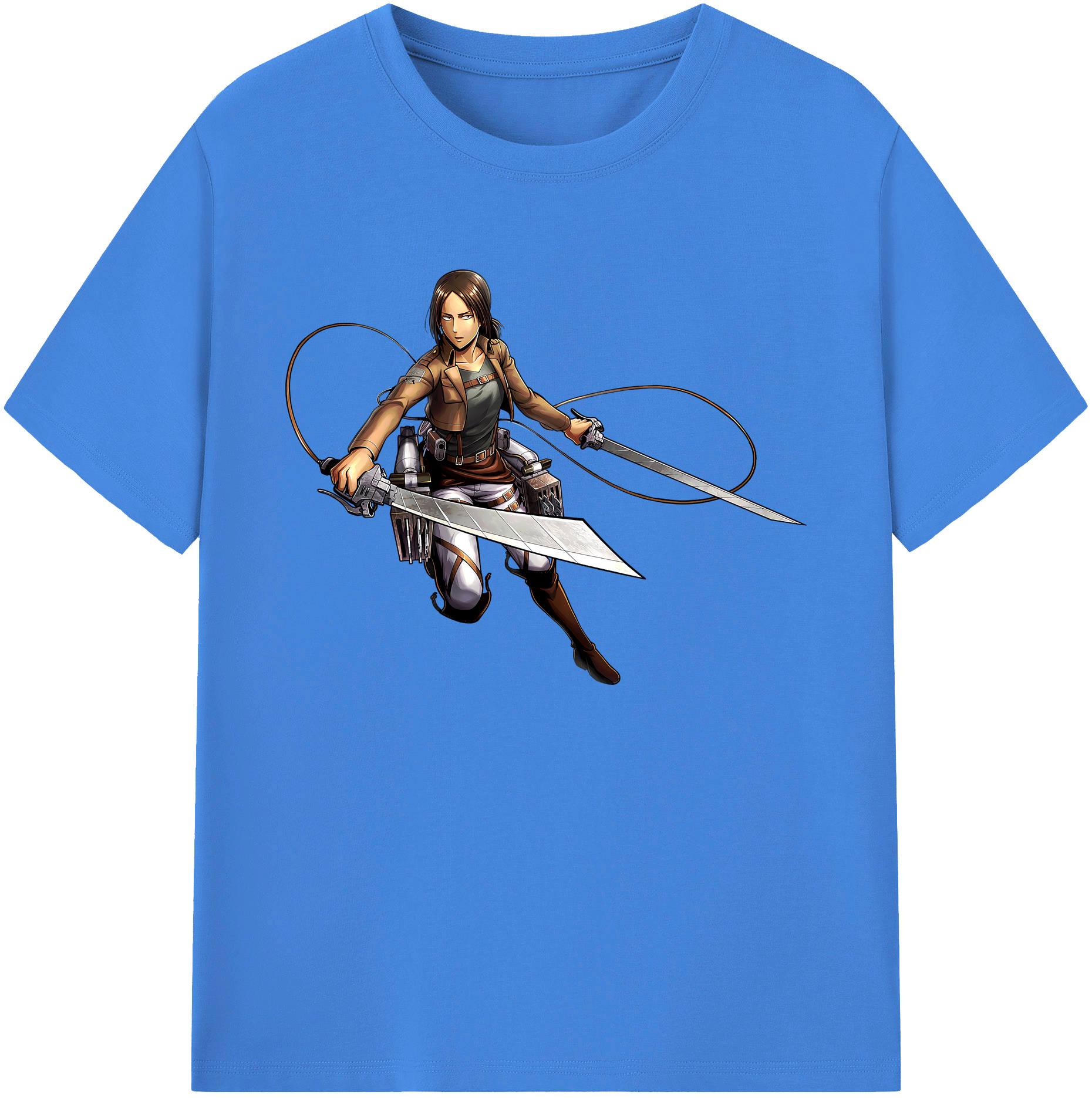 （画像用） 進撃の巨人 Attack on Titan 綿100％ メンズ半袖Tシャツ｜肌触りやわらか＆通気性
