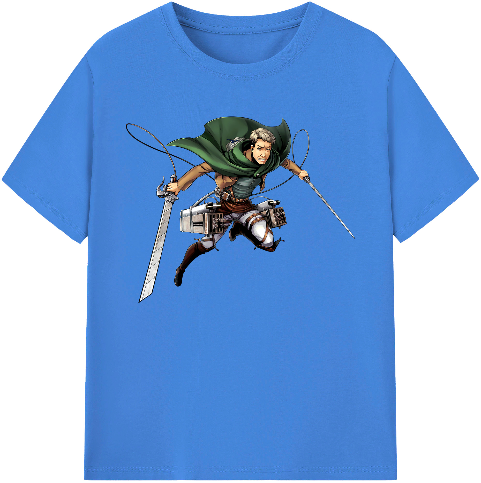 （画像用） 進撃の巨人 Attack on Titan 綿100％ メンズ半袖Tシャツ｜肌触りやわらか＆通気性