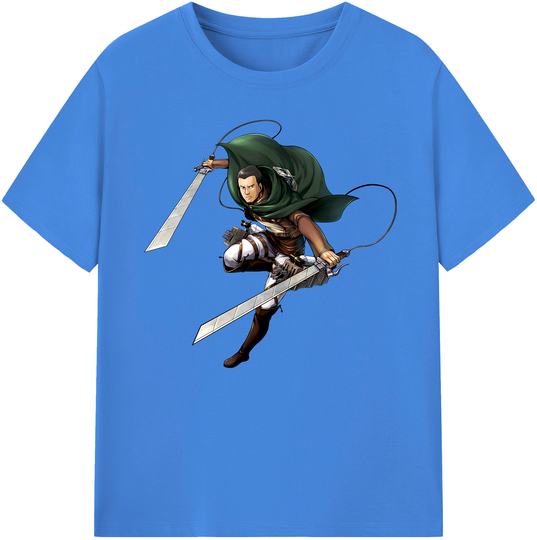 （画像用） 進撃の巨人 Attack on Titan 綿100％ メンズ半袖Tシャツ｜肌触りやわらか＆通気性