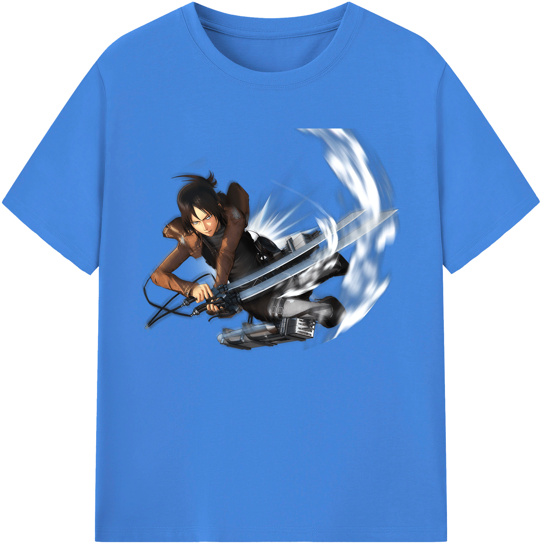 （画像用） 進撃の巨人 Attack on Titan 綿100％ メンズ半袖Tシャツ｜肌触りやわらか＆通気性