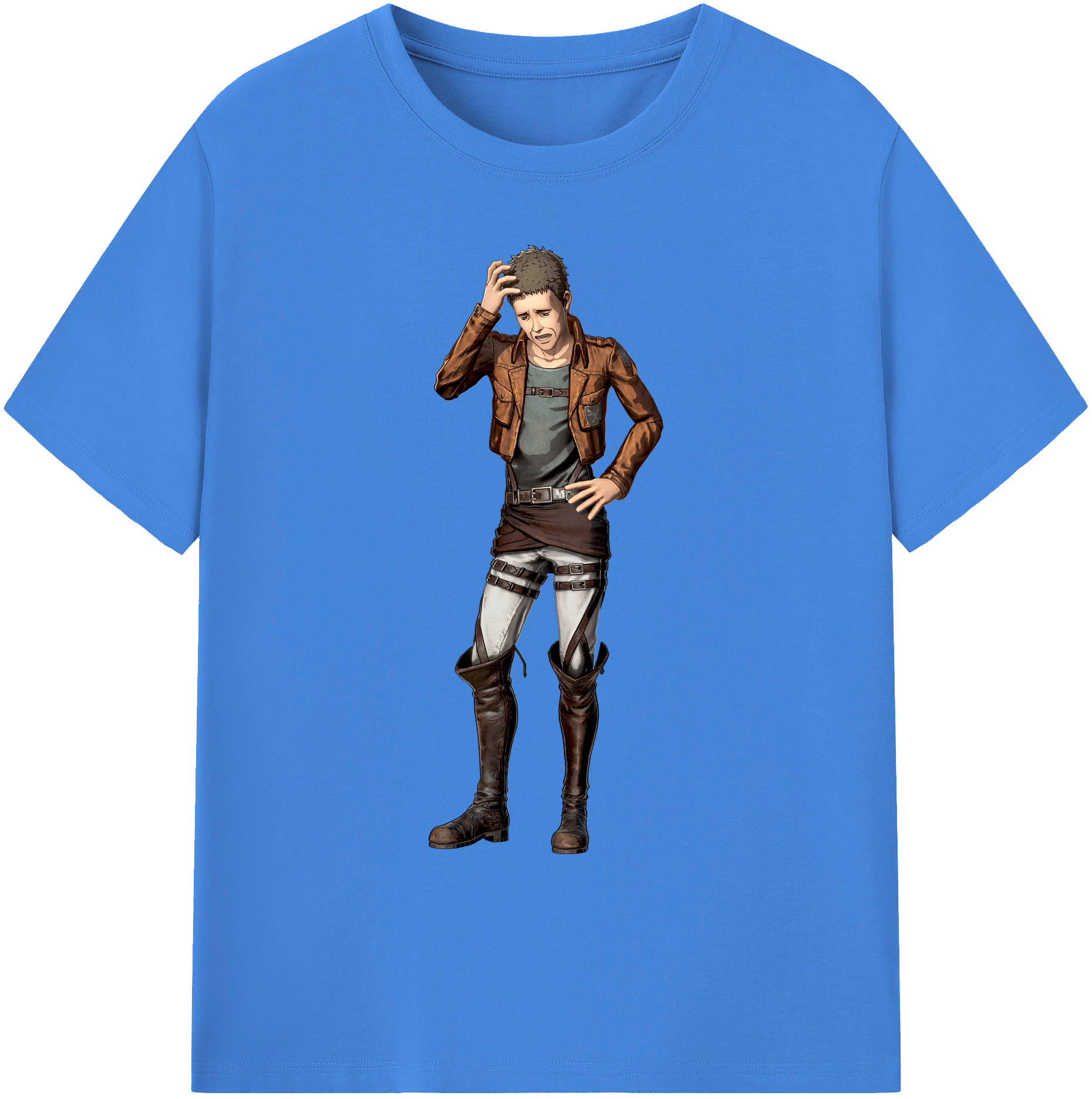 （画像用） 進撃の巨人 Attack on Titan 綿100％ メンズ半袖Tシャツ｜肌触りやわらか＆通気性