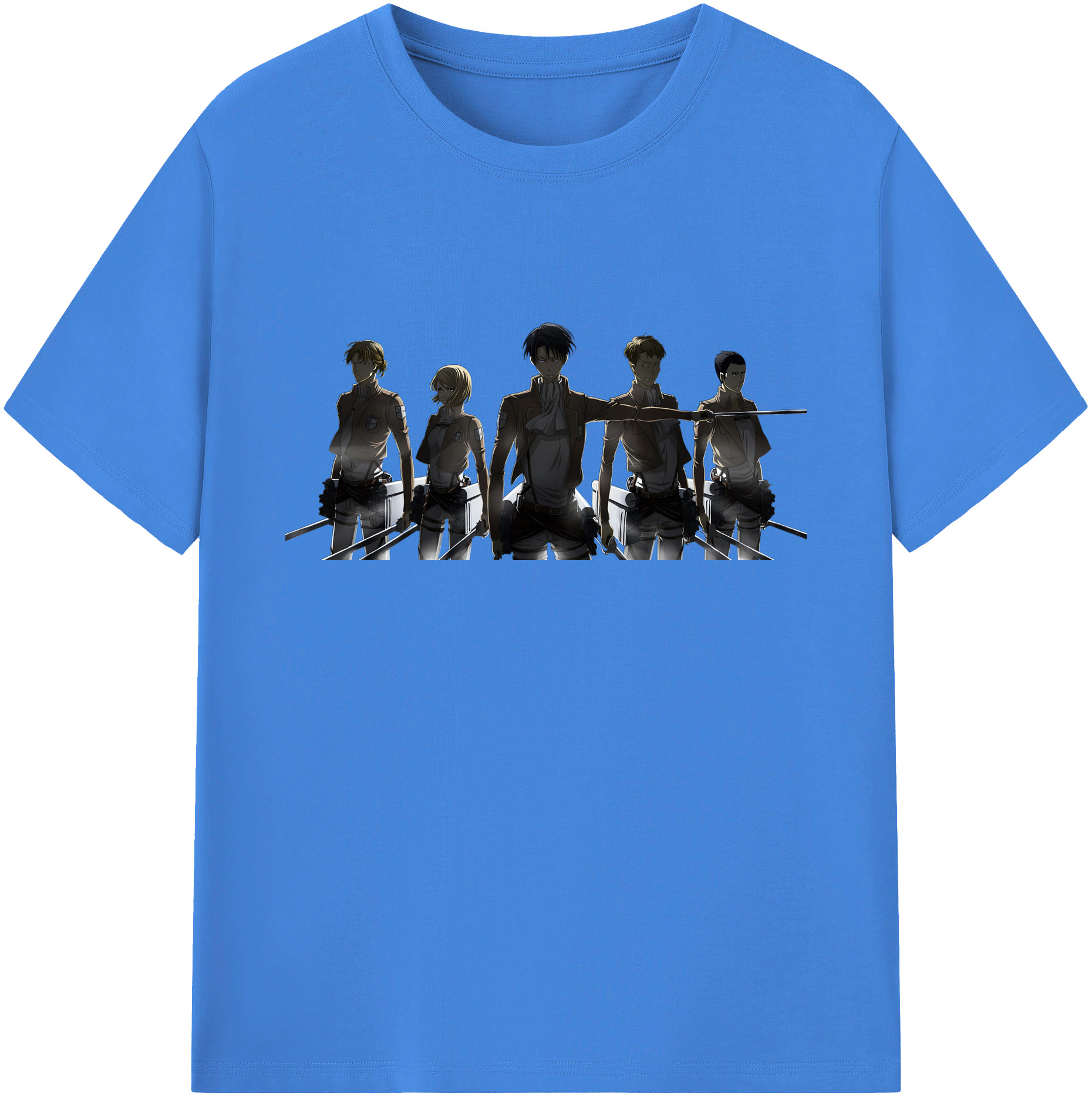 （画像用） 進撃の巨人 Attack on Titan 綿100％ メンズ半袖Tシャツ｜肌触りやわらか＆通気性