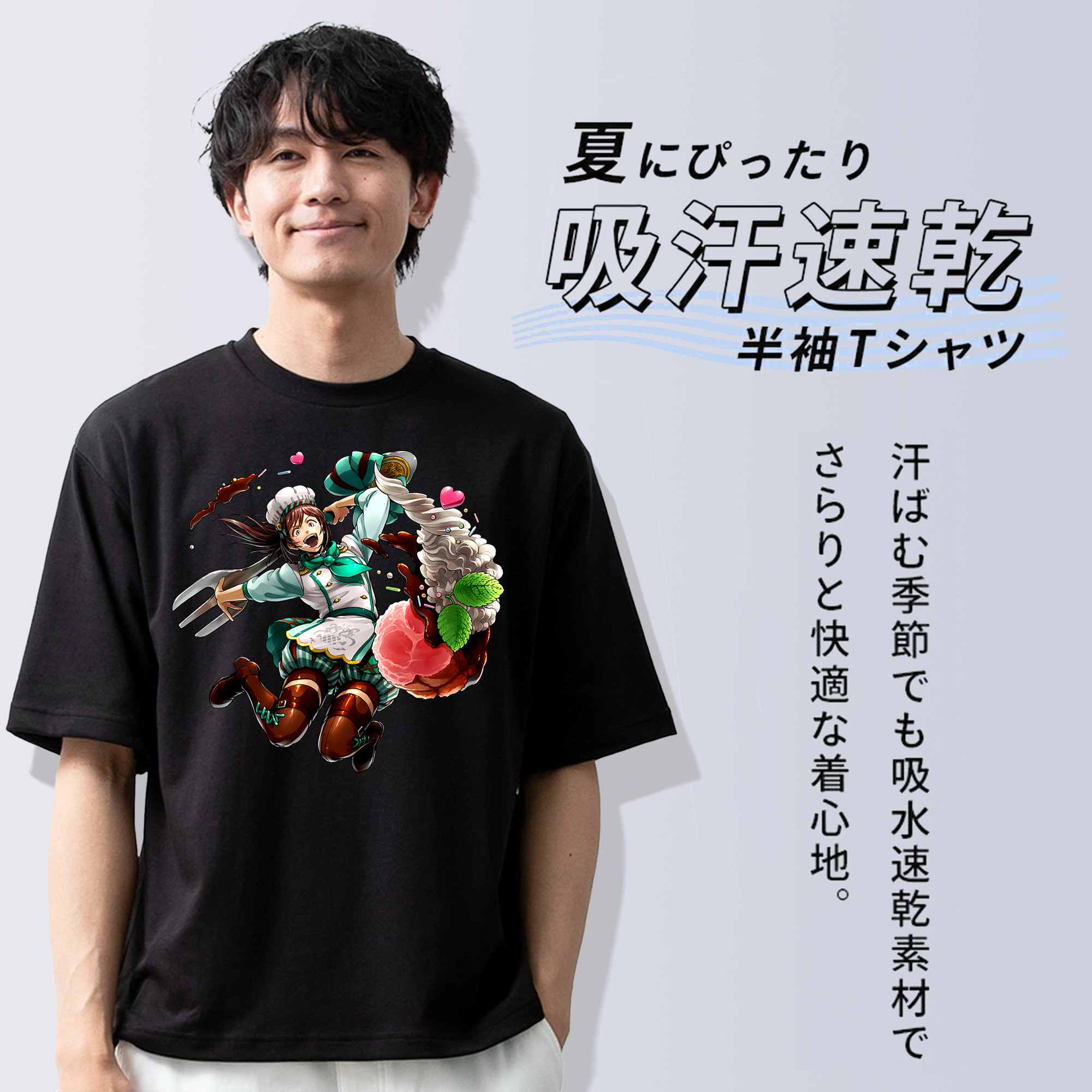 進撃の巨人 サシャ·ブラウス Attack on Titan Sasha Blaus 綿100％ メンズ半袖Tシャツ｜肌触りやわらか＆通気性