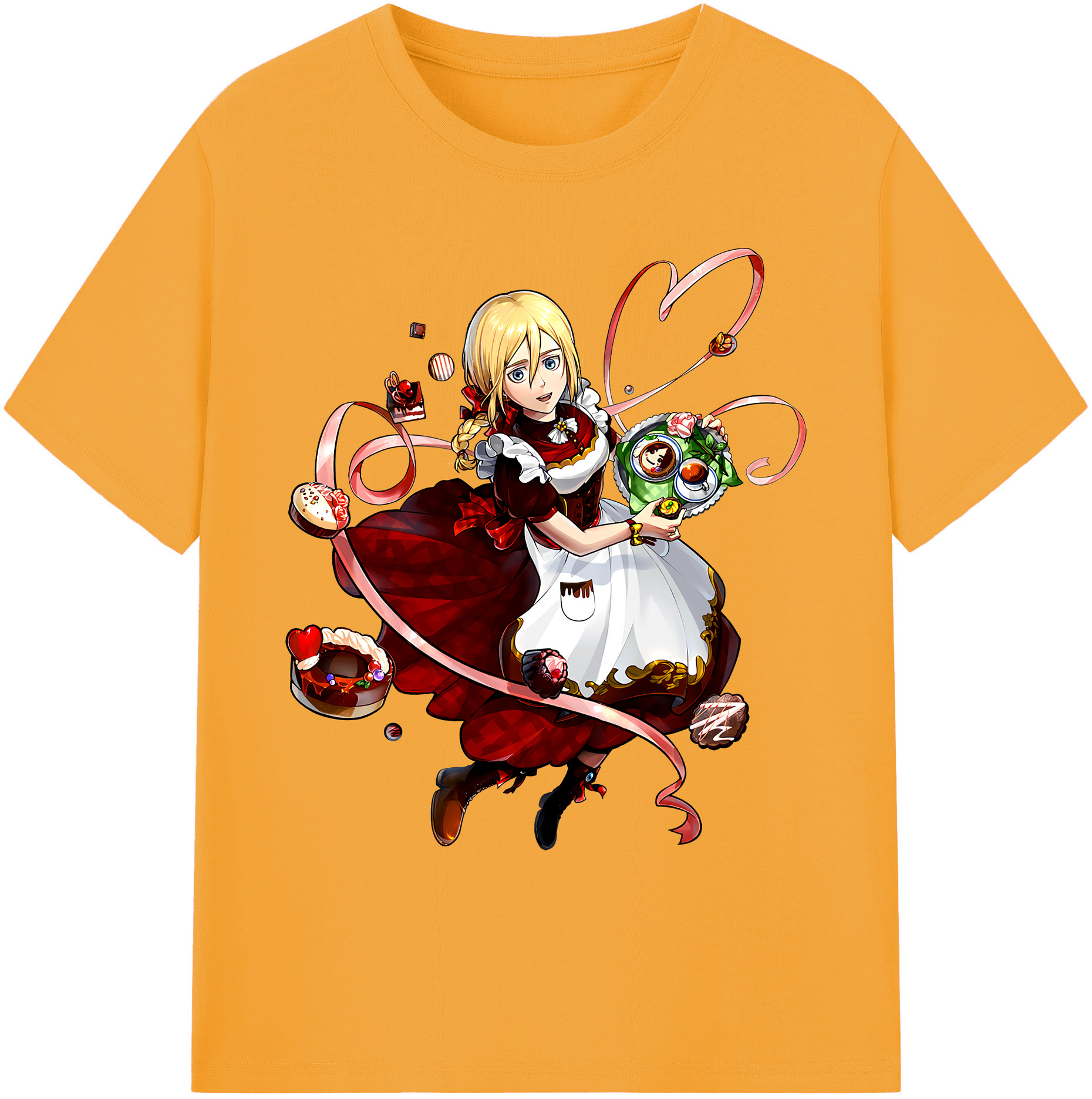 （画像用） 進撃の巨人 クリスタ·レンズ Attack on Titan Christa Lenz 綿100％ メンズ半袖Tシャツ｜肌触りやわらか＆通気性