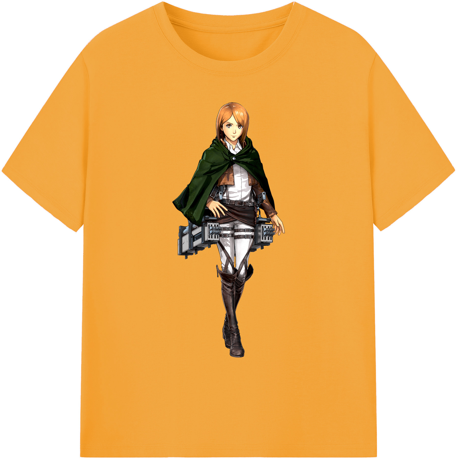 （画像用） 進撃の巨人 ペトラ·ラル Attack on Titan Petra Rall 綿100％ メンズ半袖Tシャツ｜肌触りやわらか＆通気性