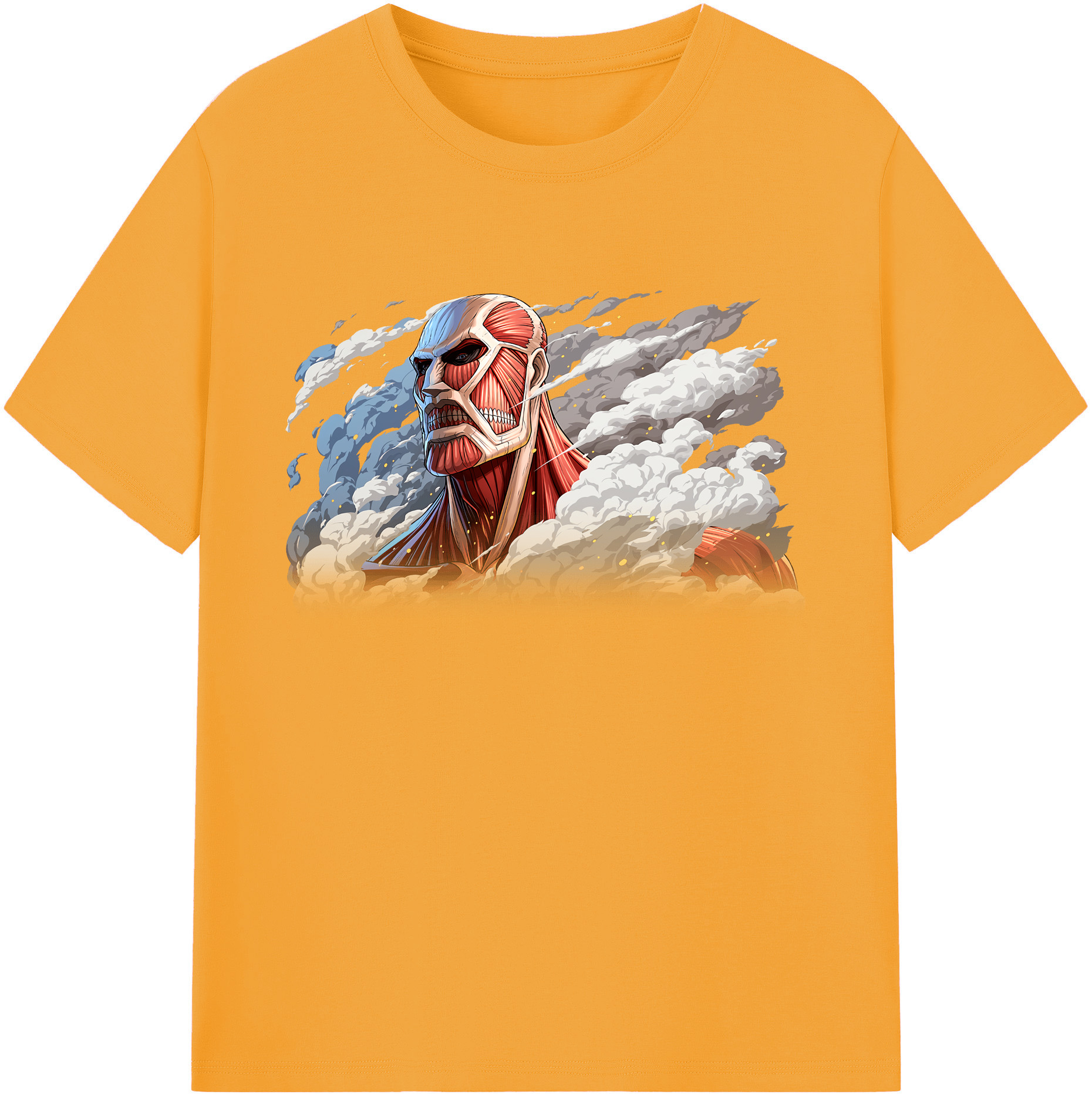 （画像用） 進撃の巨人 Attack on Titan 綿100％ メンズ半袖Tシャツ｜肌触りやわらか＆通気性