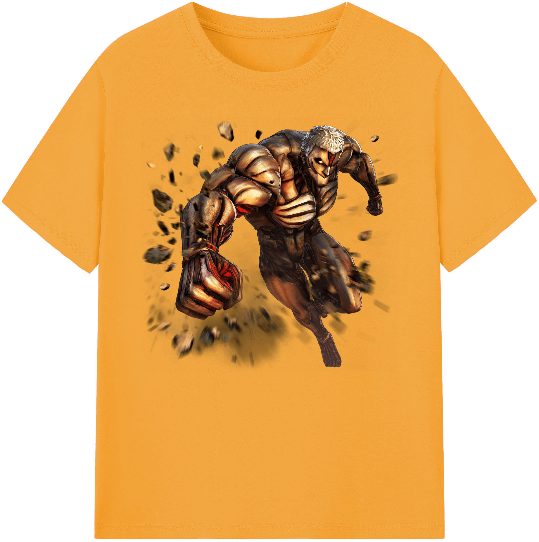 （画像用） 進撃の巨人 Attack on Titan 綿100％ メンズ半袖Tシャツ｜肌触りやわらか＆通気性