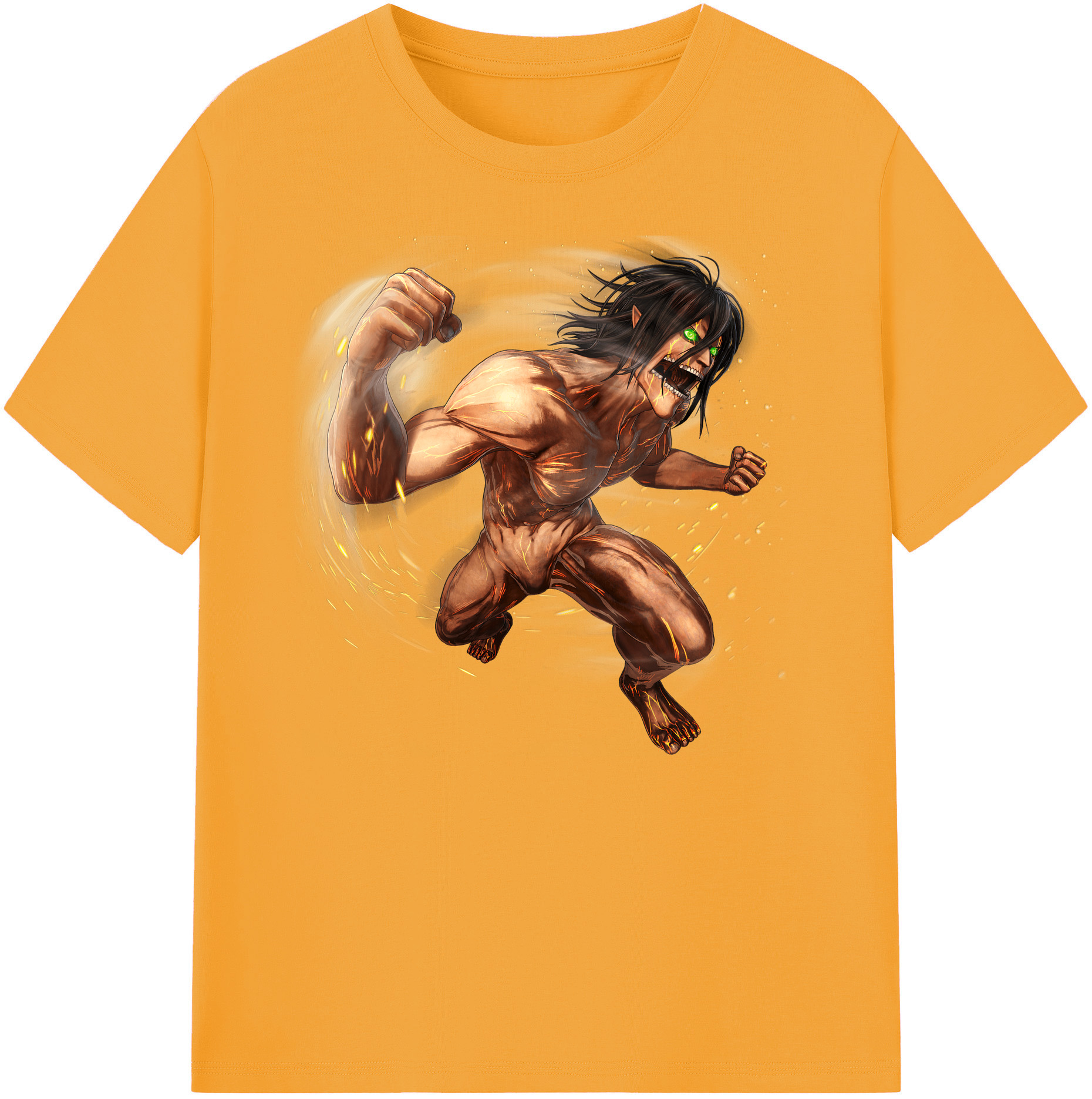 （画像用） 進撃の巨人 Attack on Titan 綿100％ メンズ半袖Tシャツ｜肌触りやわらか＆通気性