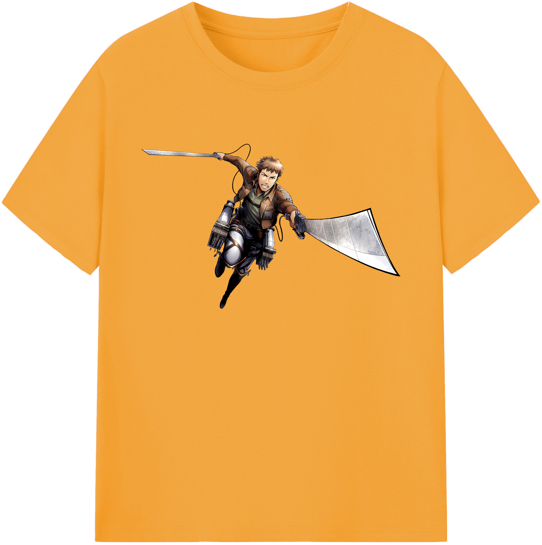 （画像用） 進撃の巨人 Attack on Titan 綿100％ メンズ半袖Tシャツ｜肌触りやわらか＆通気性