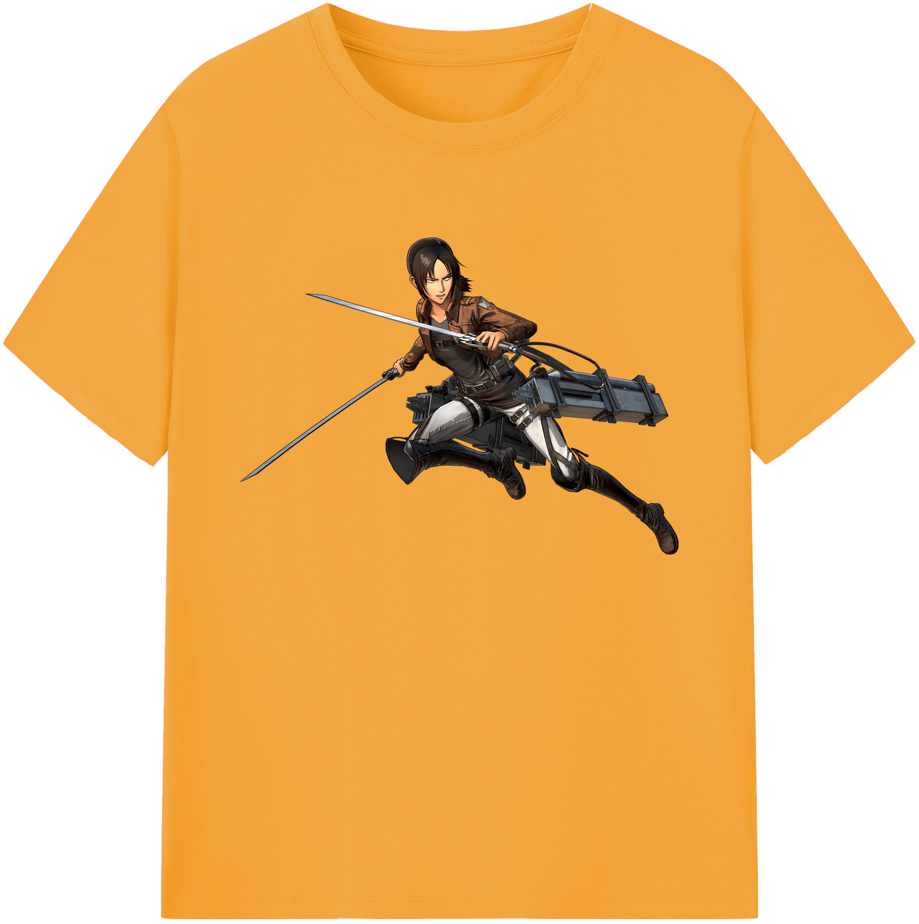 （画像用） 進撃の巨人 Attack on Titan 綿100％ メンズ半袖Tシャツ｜肌触りやわらか＆通気性