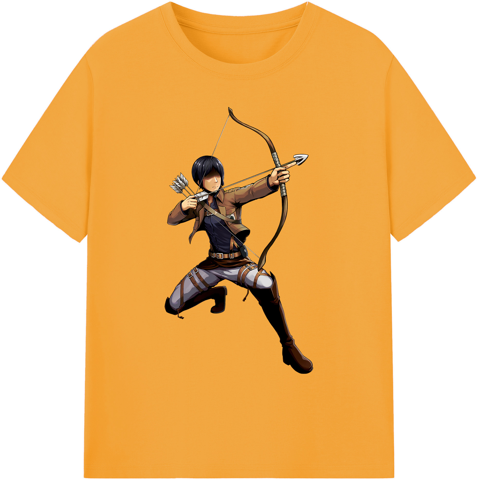 （画像用） 進撃の巨人 Attack on Titan 綿100％ メンズ半袖Tシャツ｜肌触りやわらか＆通気性