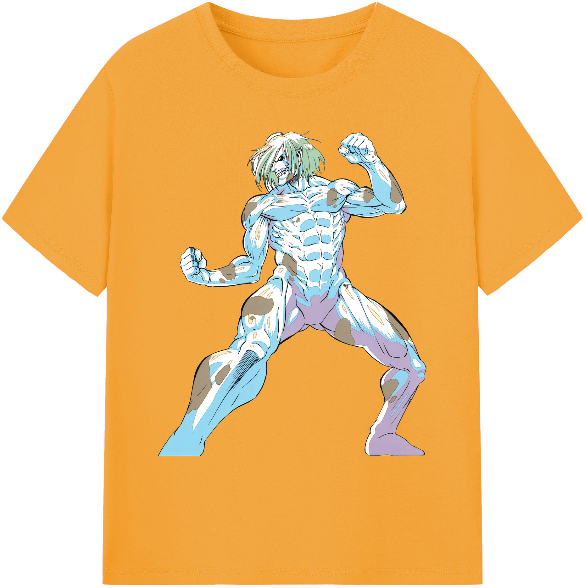 （画像用） 進撃の巨人 Attack on Titan 綿100％ メンズ半袖Tシャツ｜肌触りやわらか＆通気性