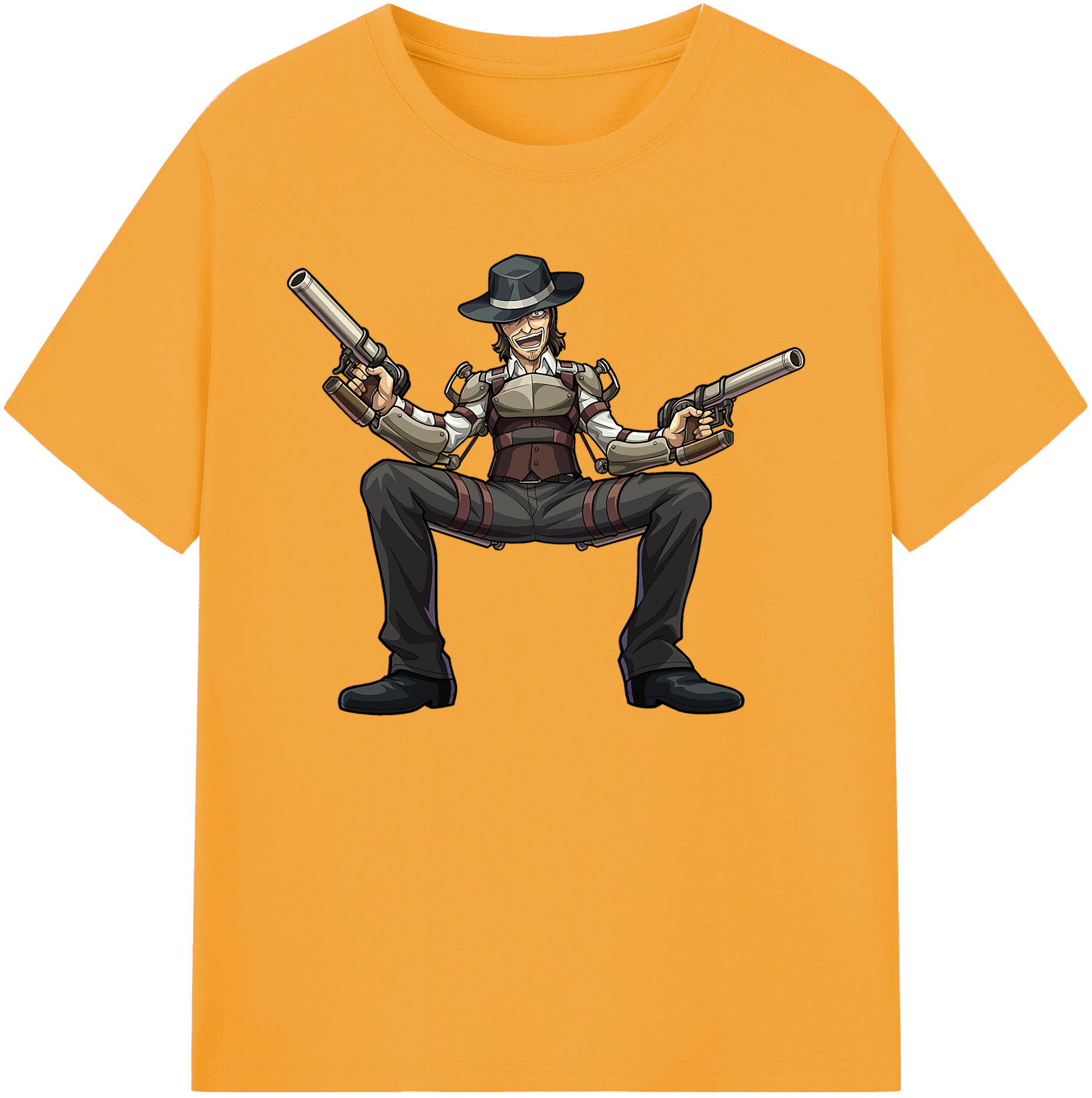 （画像用） 進撃の巨人 ケニー·アッカーマン Attack on Titan Kenny Ackerman 綿100％ メンズ半袖Tシャツ｜肌触りやわらか＆通気性